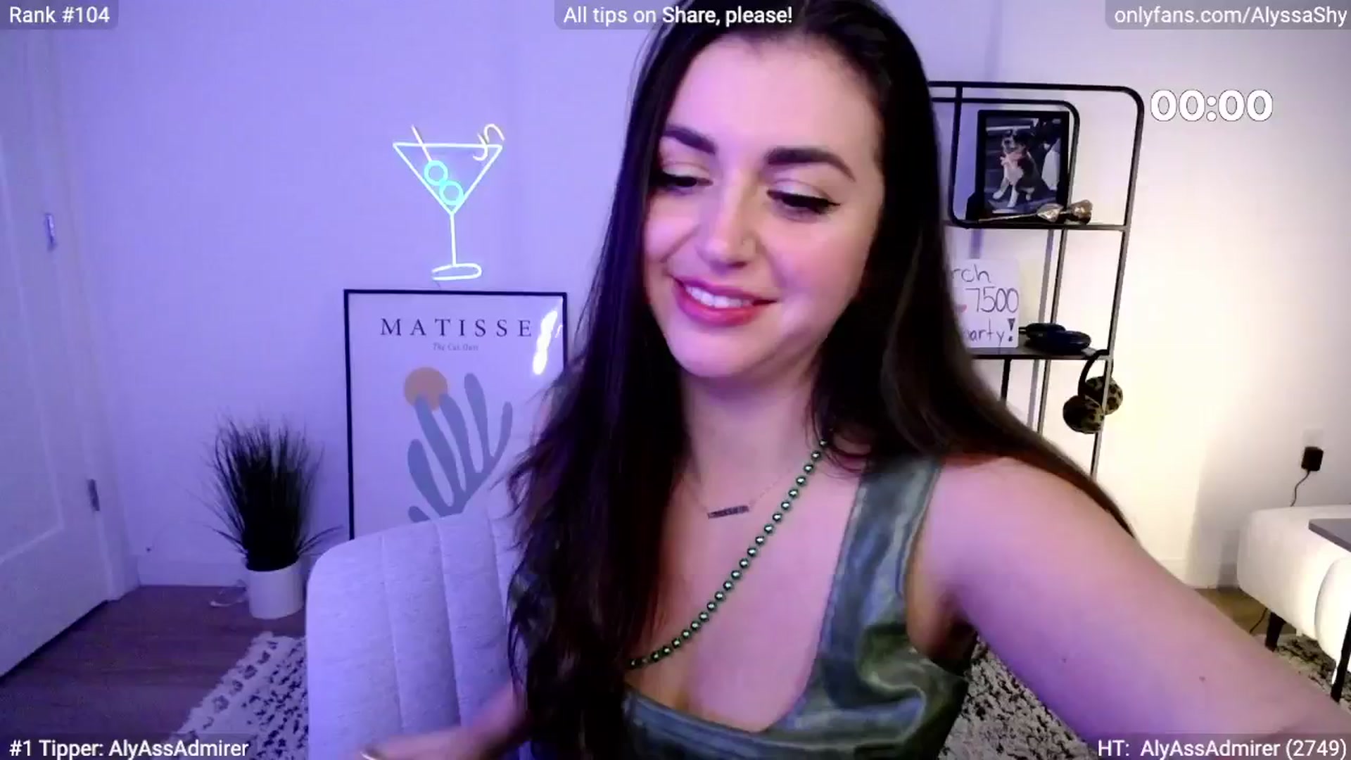 Gallery image thumbnail from AlyssaShy's myfreecams stream on, 03/17/2024, 06:13 image 8 of 20
