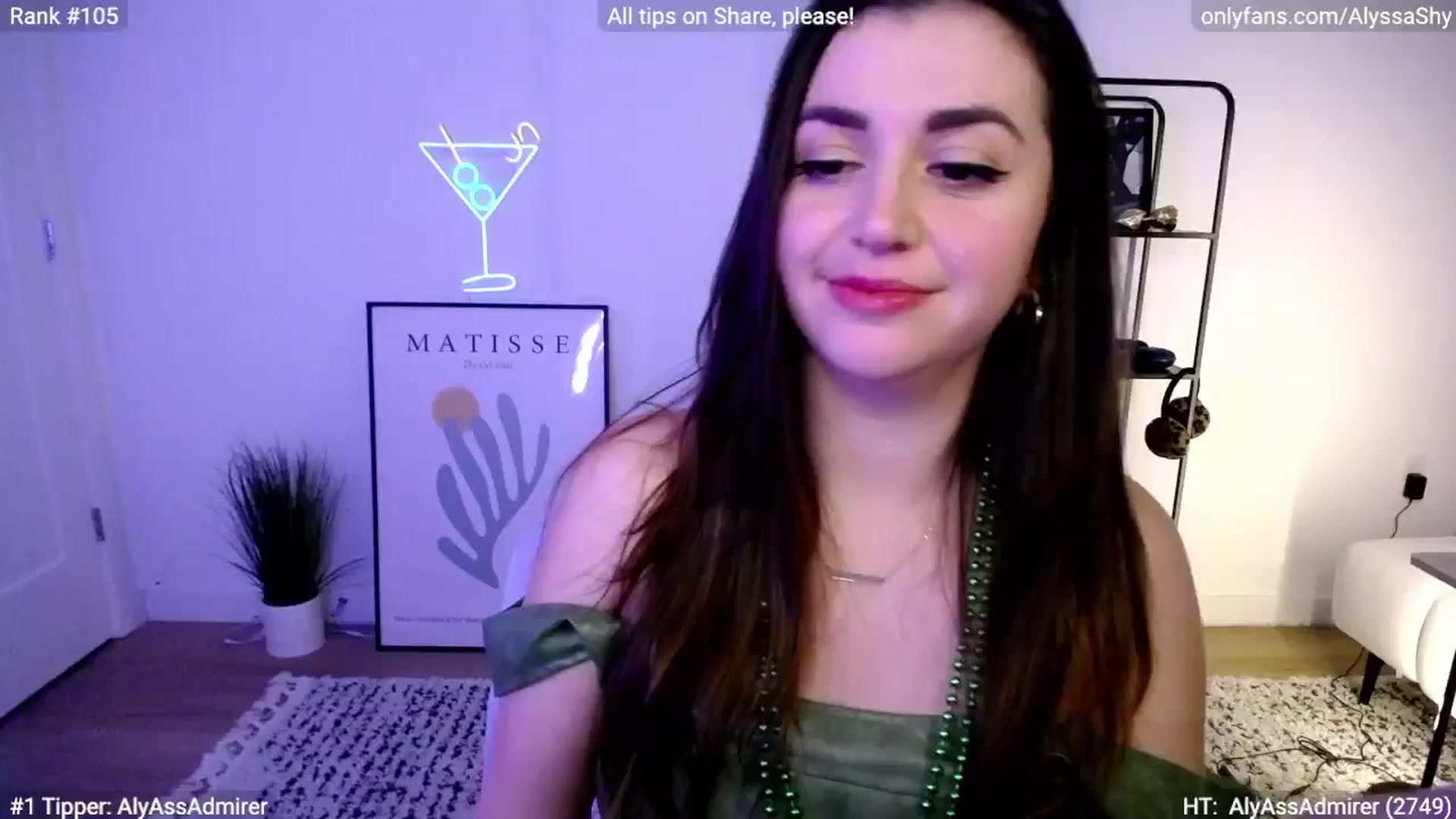Gallery image thumbnail from AlyssaShy's myfreecams stream on, 03/17/2024, 06:49 image 5 of 20