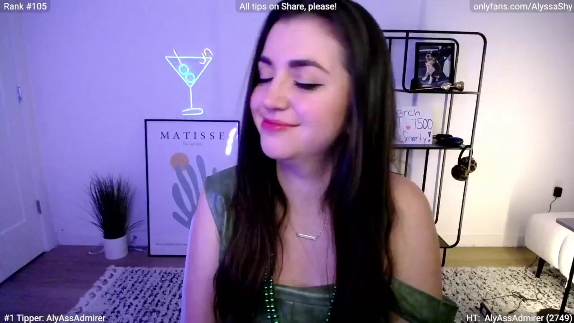 Gallery image thumbnail from AlyssaShy's myfreecams stream on, 03/17/2024, 06:49 image 3 of 20