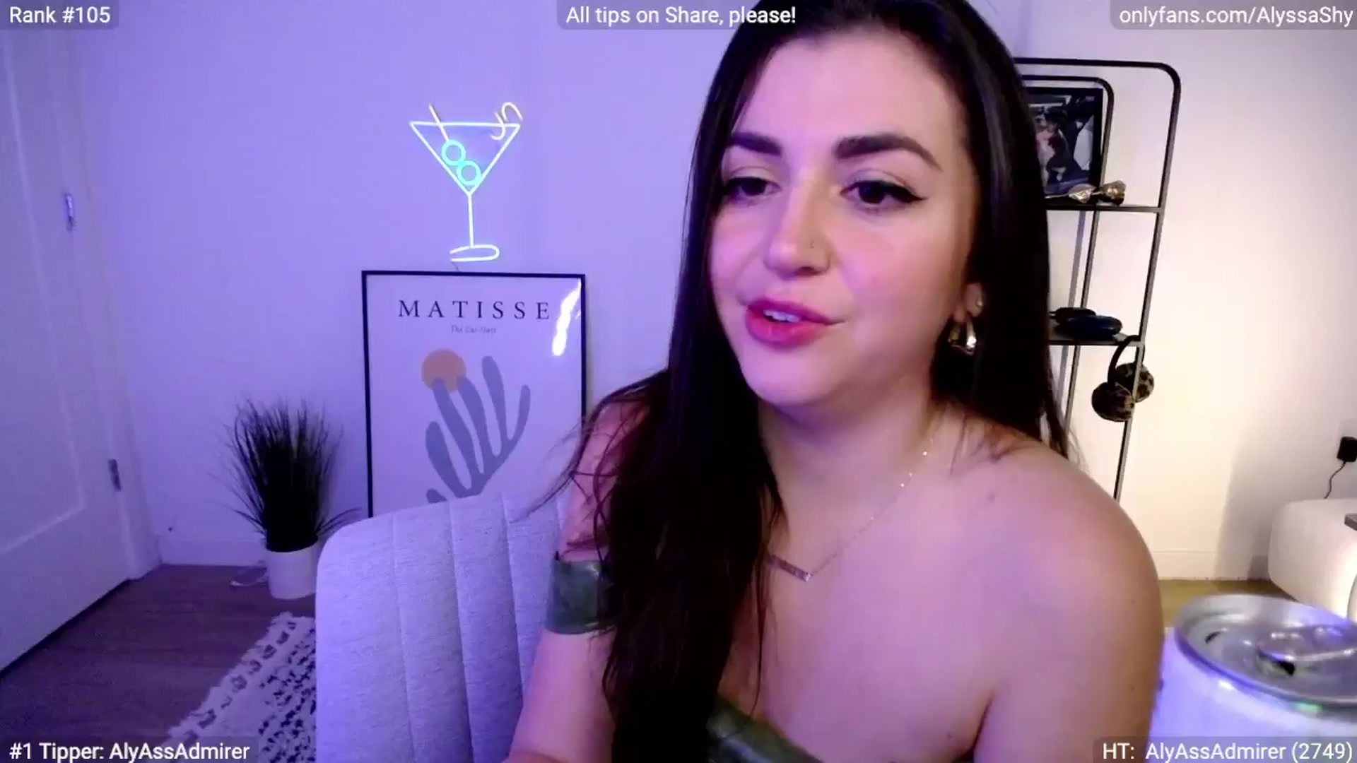 Gallery image thumbnail from AlyssaShy's myfreecams stream on, 03/17/2024, 06:49 image 14 of 20