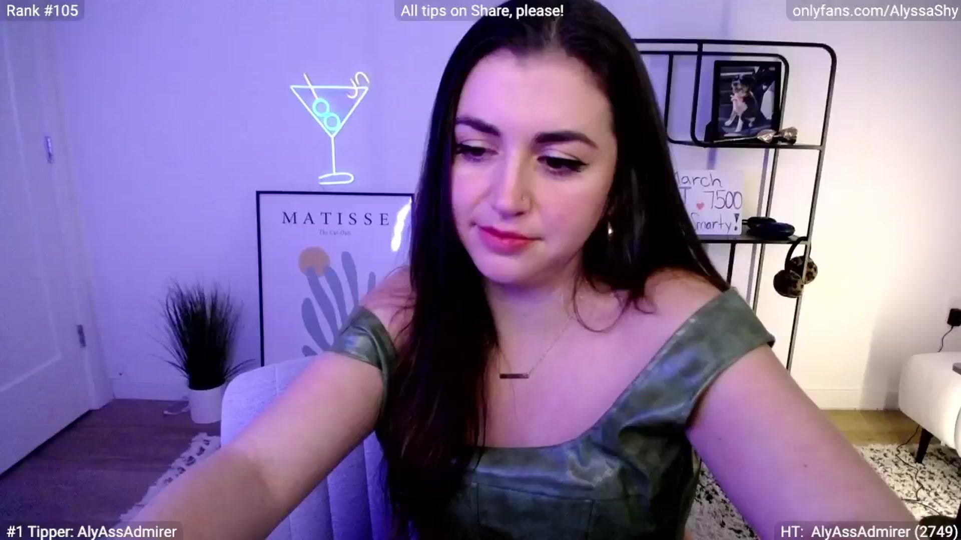 Gallery image thumbnail from AlyssaShy's myfreecams stream on, 03/17/2024, 06:49 image 20 of 20