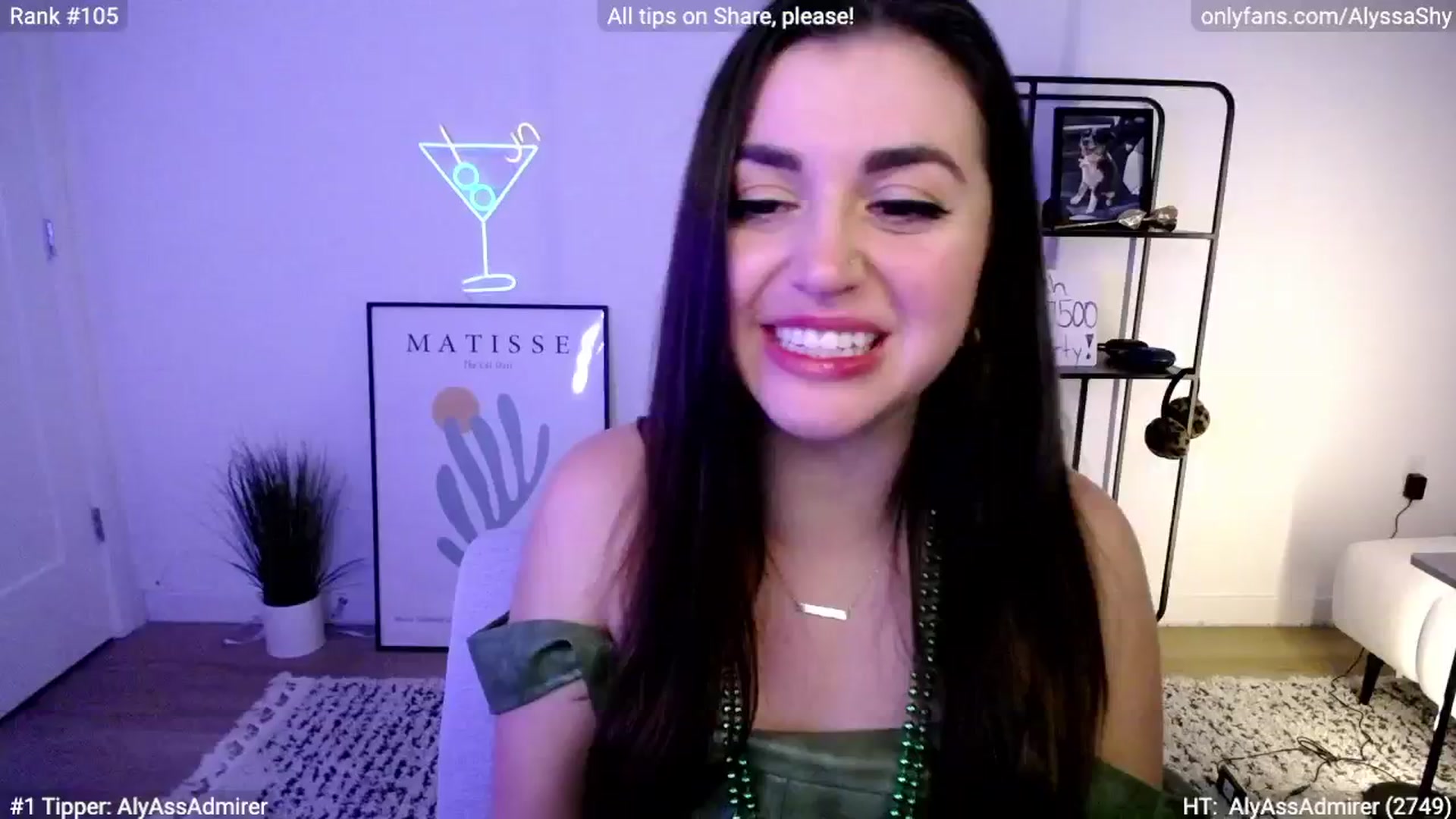 Gallery image thumbnail from AlyssaShy's myfreecams stream on, 03/17/2024, 06:49 image 4 of 20