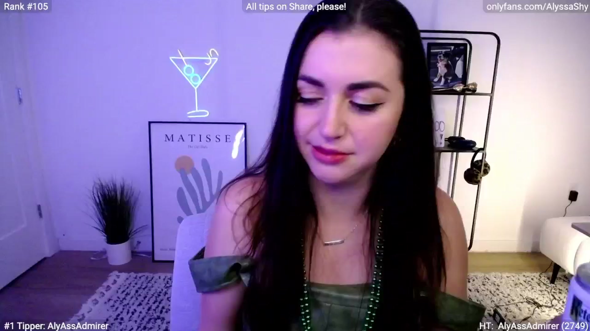Gallery image thumbnail from AlyssaShy's myfreecams stream on, 03/17/2024, 06:49 image 7 of 20