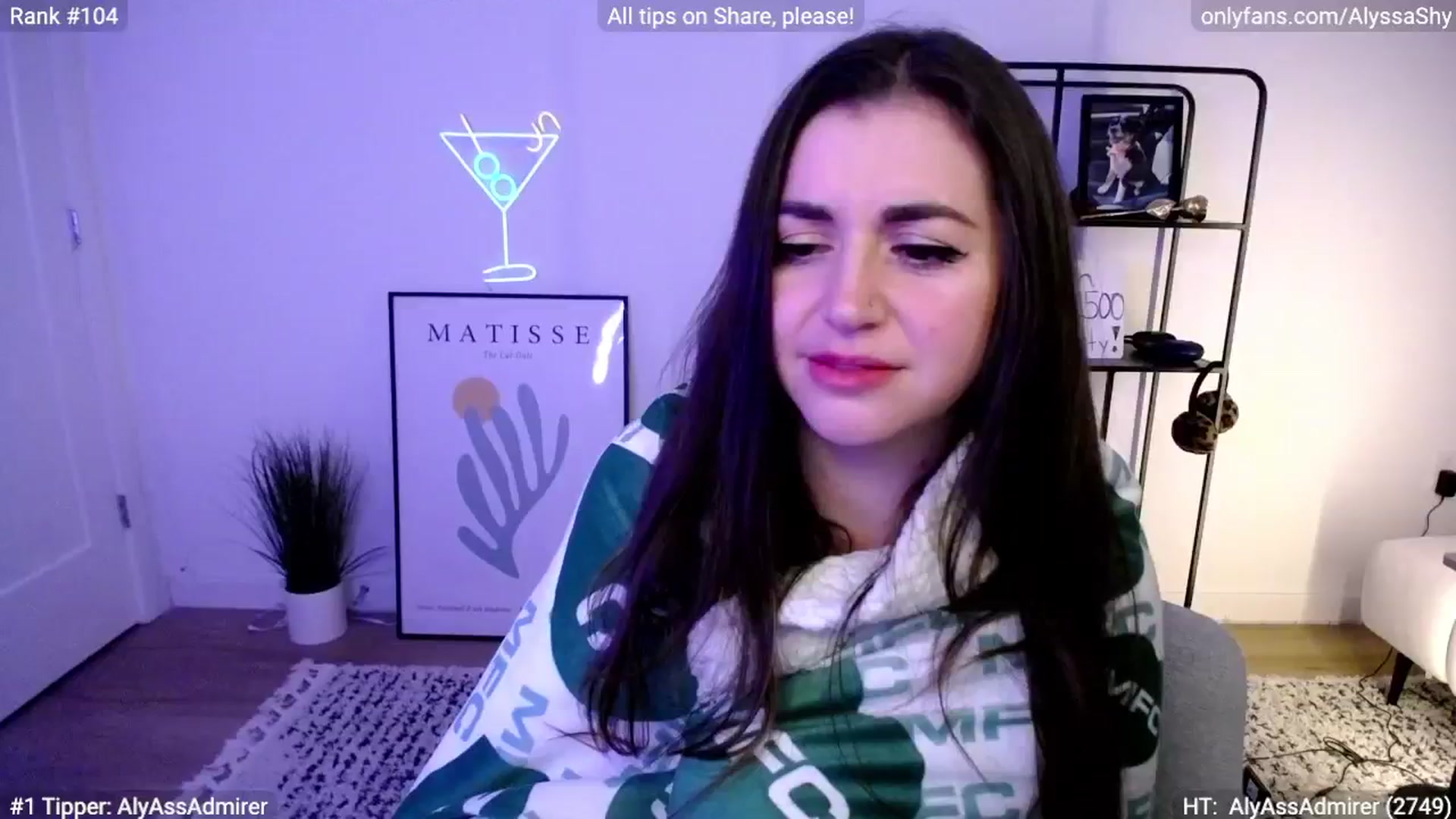 Gallery image thumbnail from AlyssaShy's myfreecams stream on, 03/17/2024, 07:17 image 7 of 20