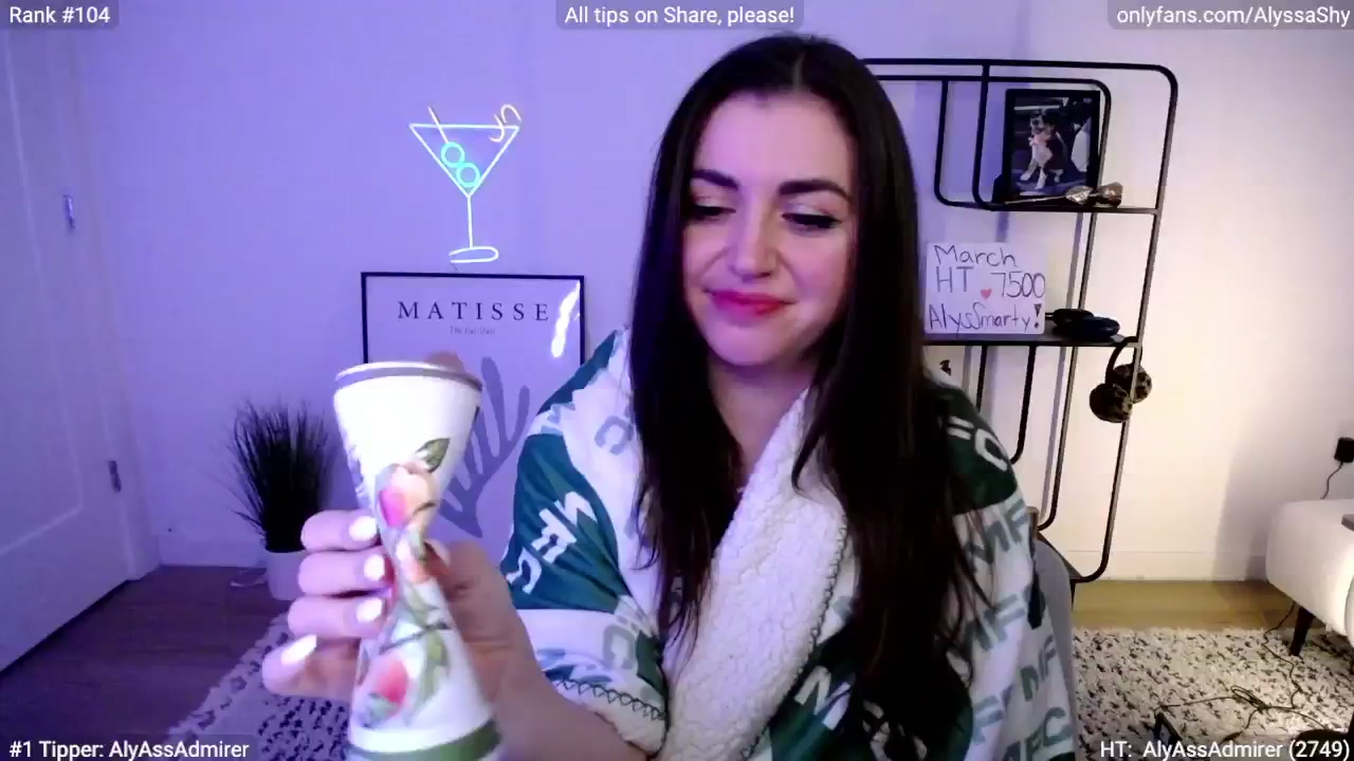 Gallery image thumbnail from AlyssaShy's myfreecams stream on, 03/17/2024, 07:17 image 11 of 20