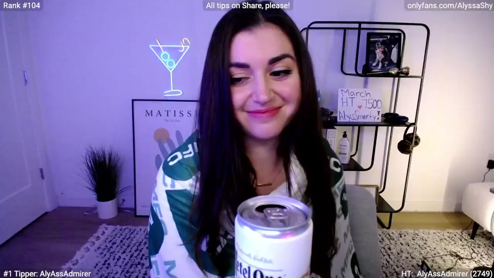 Gallery image thumbnail from AlyssaShy's myfreecams stream on, 03/17/2024, 07:17 image 6 of 20