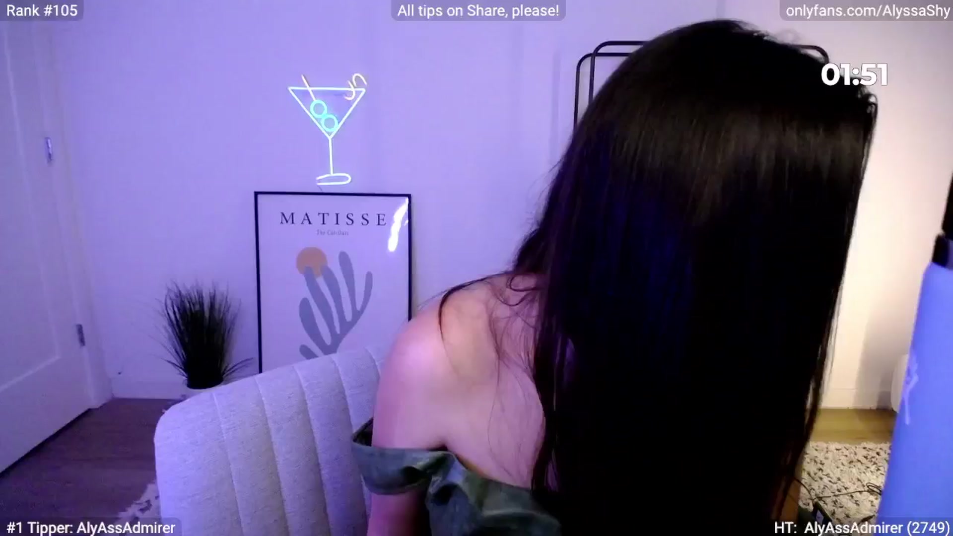 Gallery image thumbnail from AlyssaShy's myfreecams stream on, 03/17/2024, 07:17 image 1 of 20