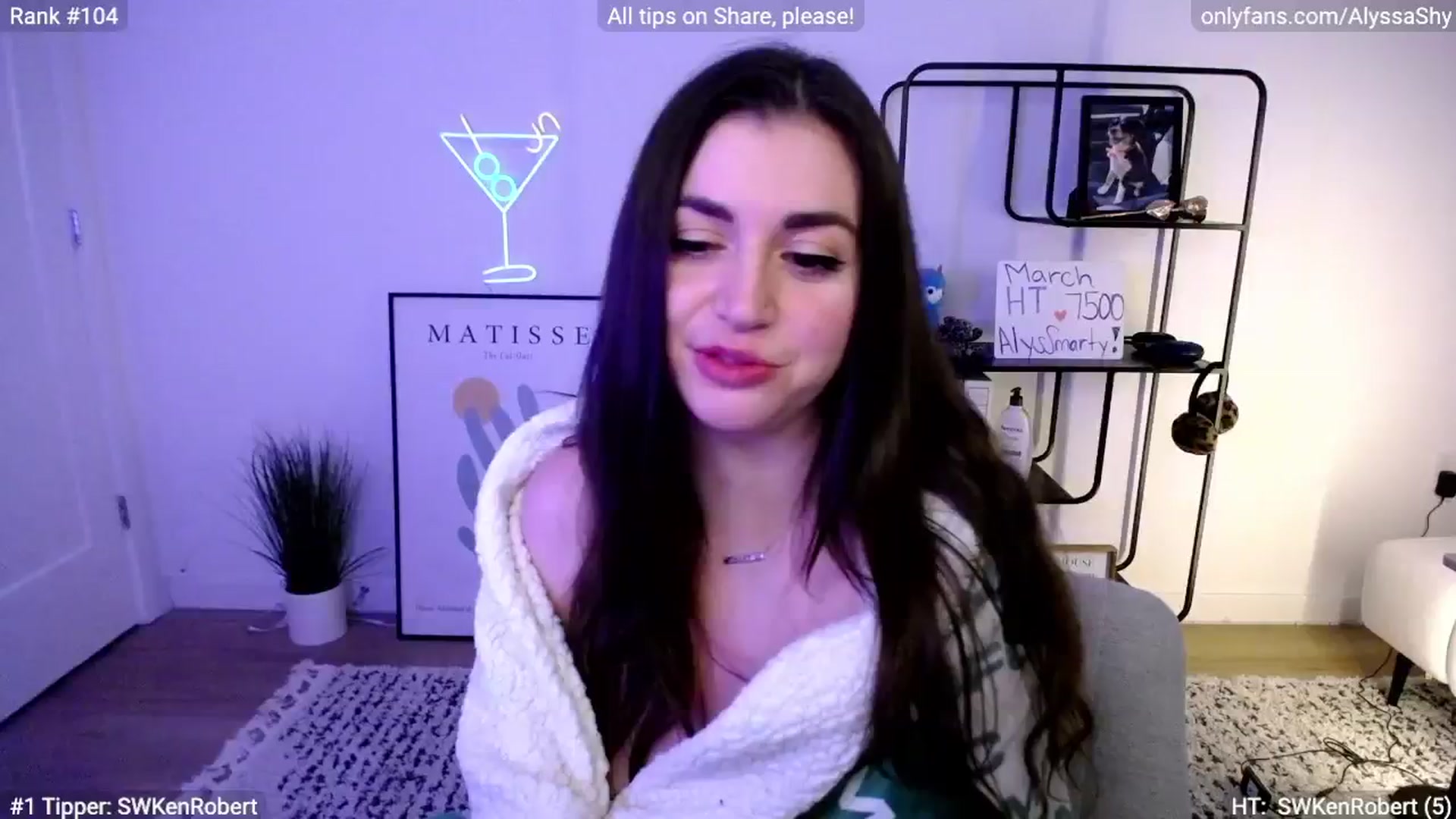 Gallery image thumbnail from AlyssaShy's myfreecams stream on, 03/17/2024, 07:17 image 17 of 20