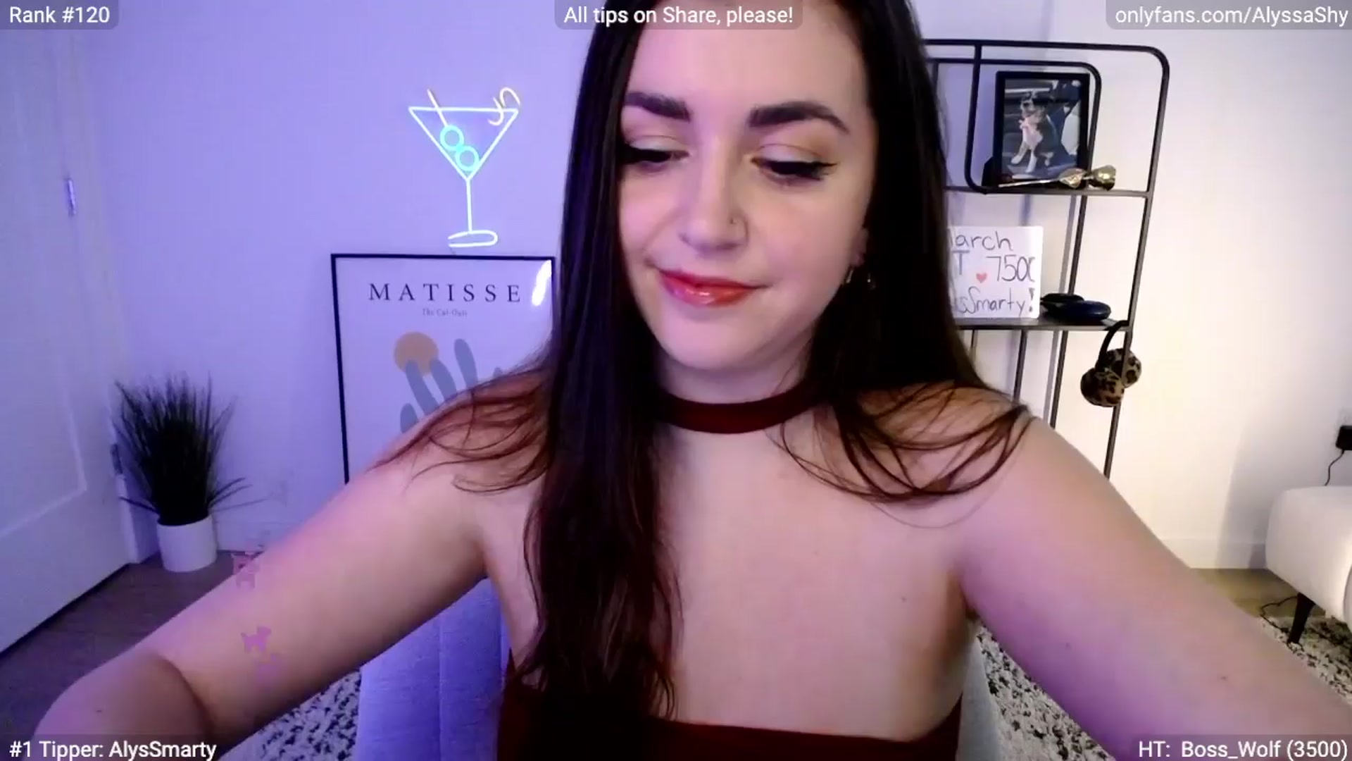 Gallery image thumbnail from AlyssaShy's myfreecams stream on, 03/20/2024, 22:54 image 5 of 20
