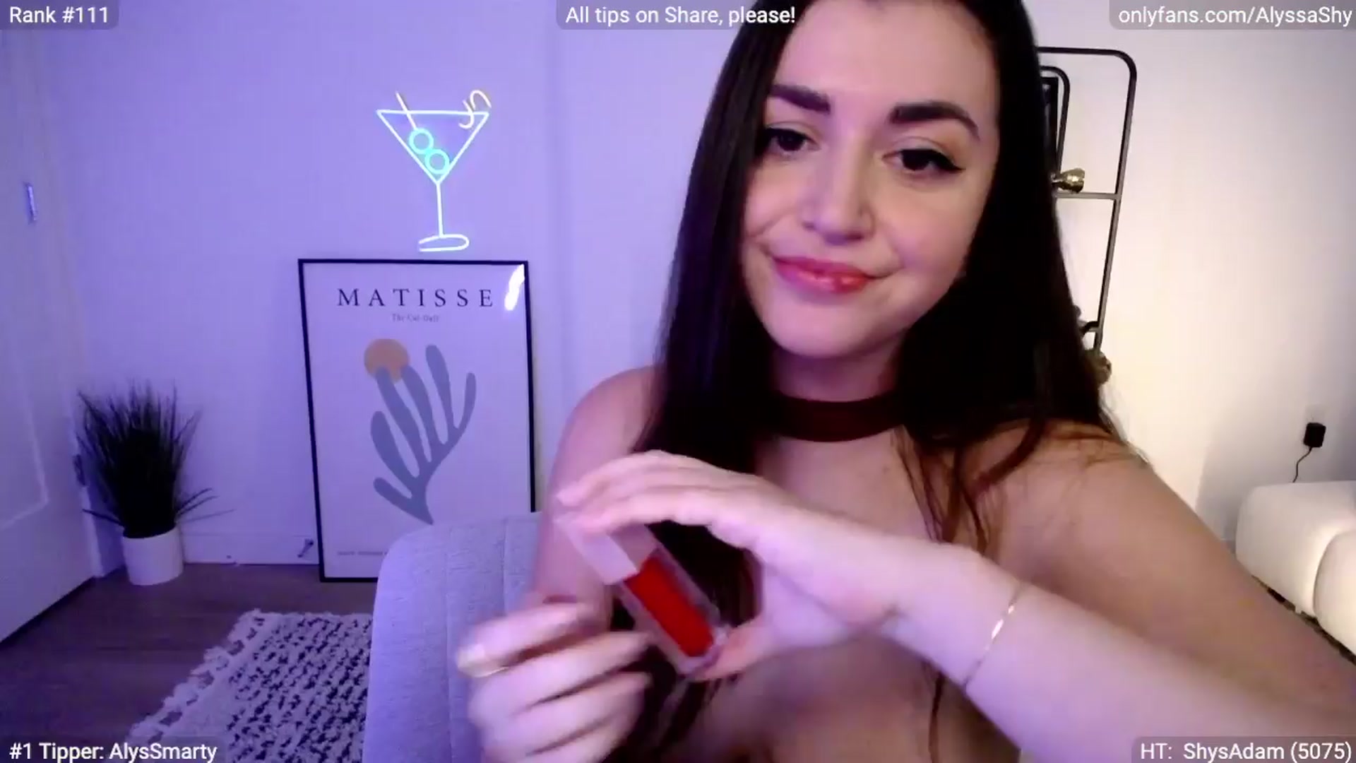 Gallery image thumbnail from AlyssaShy's myfreecams stream on, 03/20/2024, 22:54 image 18 of 20