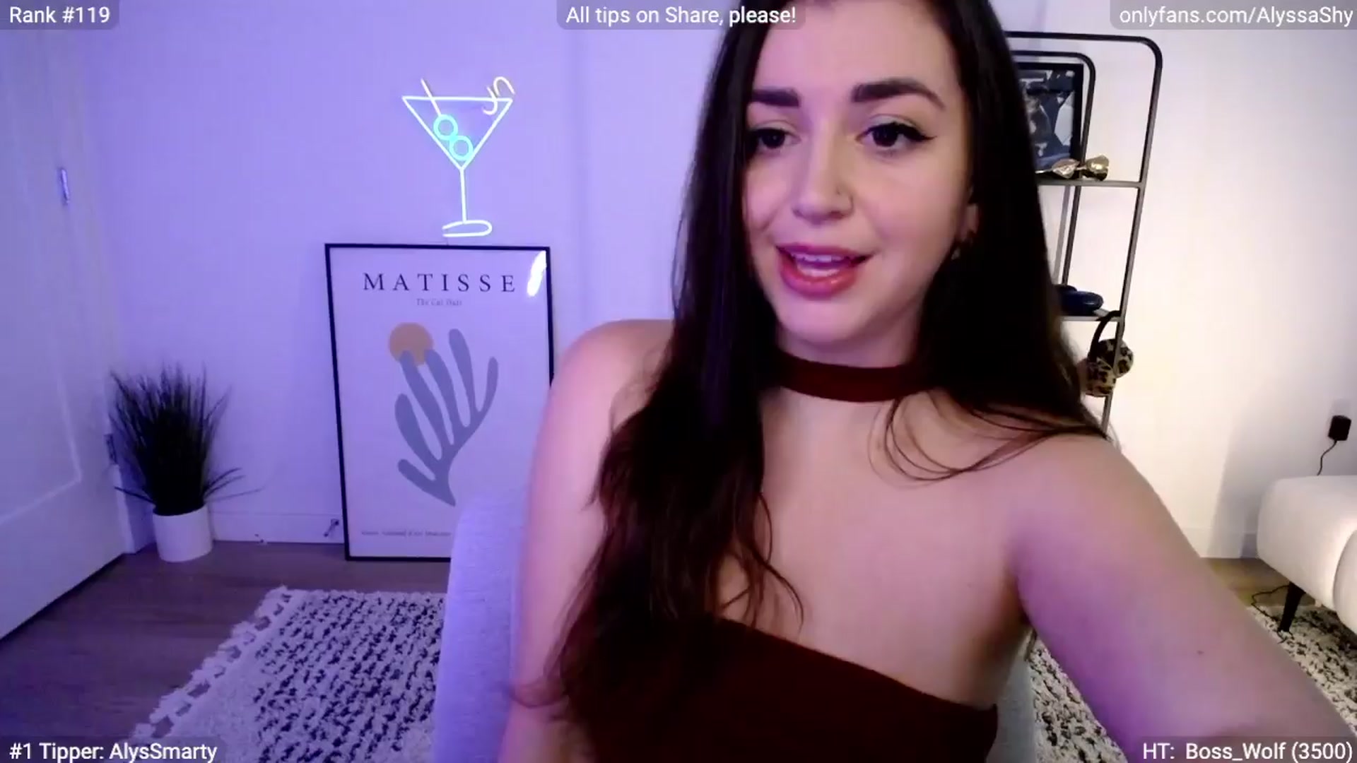 Gallery image thumbnail from AlyssaShy's myfreecams stream on, 03/20/2024, 22:54 image 12 of 20