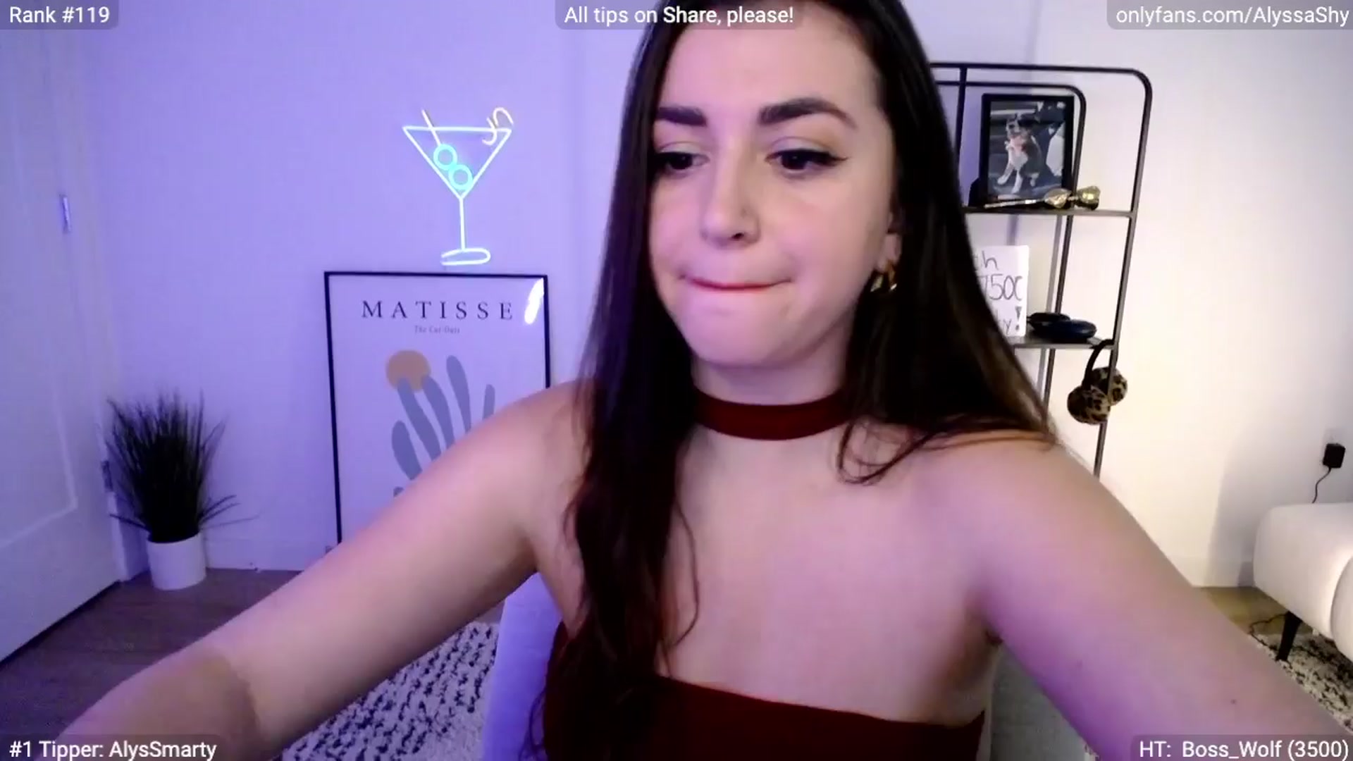 Gallery image thumbnail from AlyssaShy's myfreecams stream on, 03/20/2024, 22:54 image 11 of 20