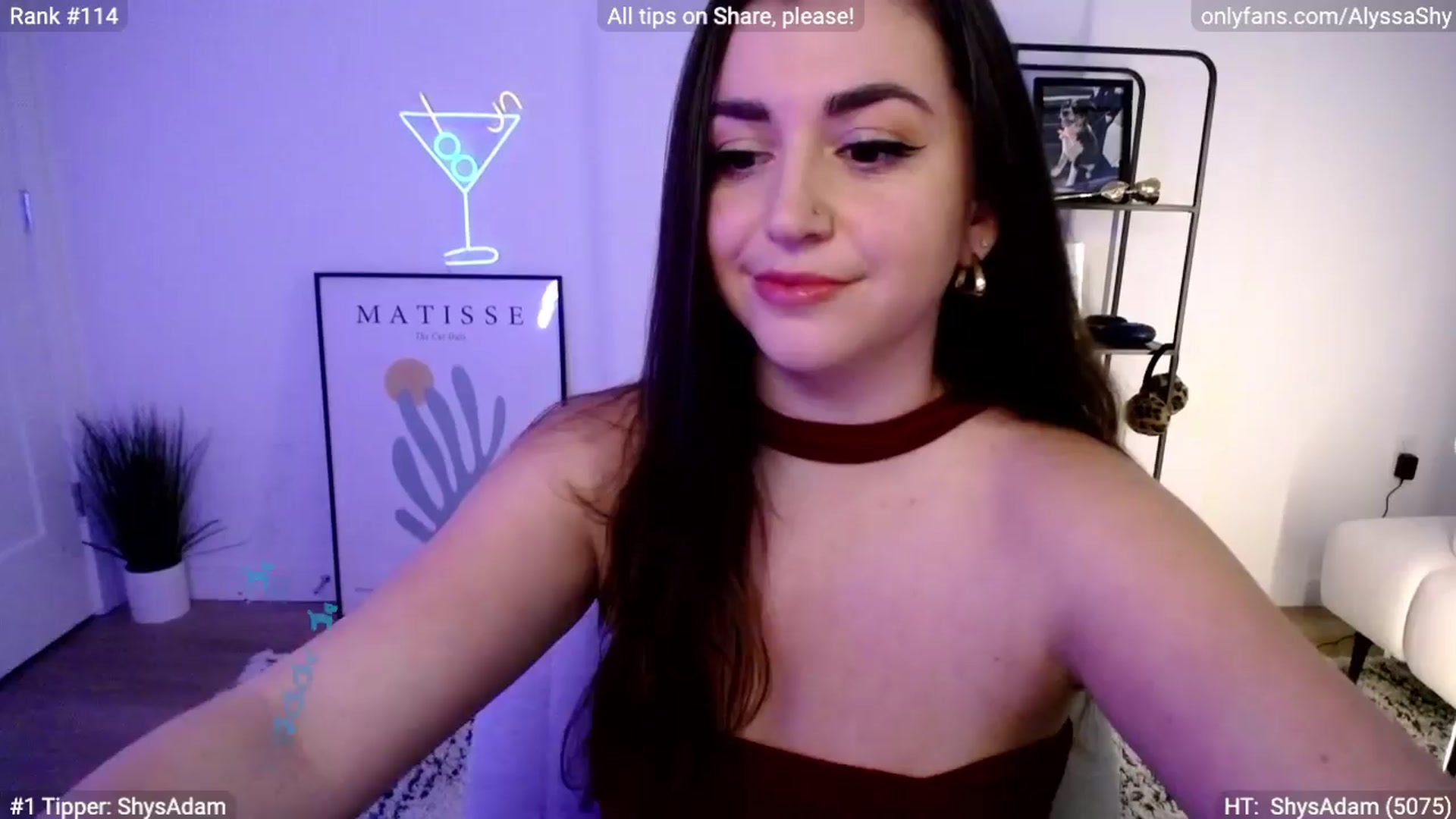 Gallery image thumbnail from AlyssaShy's myfreecams stream on, 03/20/2024, 22:54 image 14 of 20