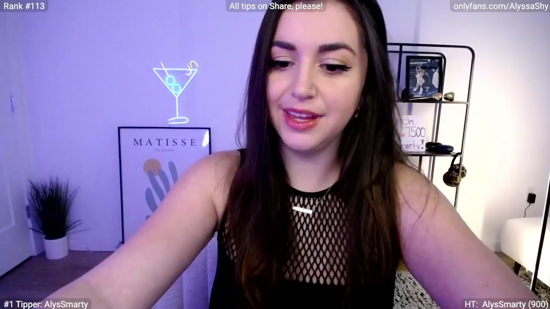 Gallery image thumbnail from AlyssaShy's myfreecams stream on, 03/21/2024, 22:59 image 2 of 20