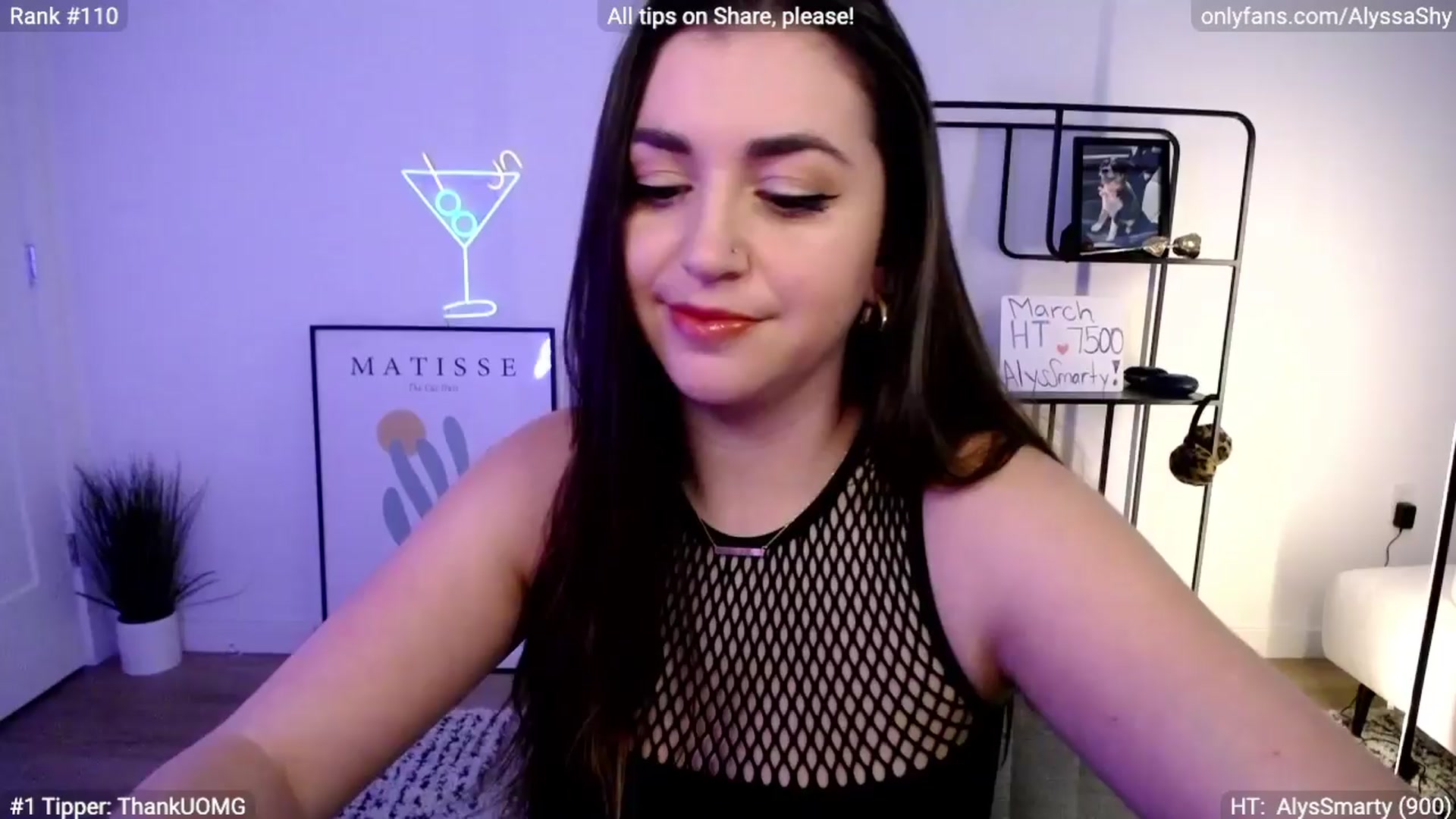 Gallery image thumbnail from AlyssaShy's myfreecams stream on, 03/21/2024, 22:59 image 9 of 20