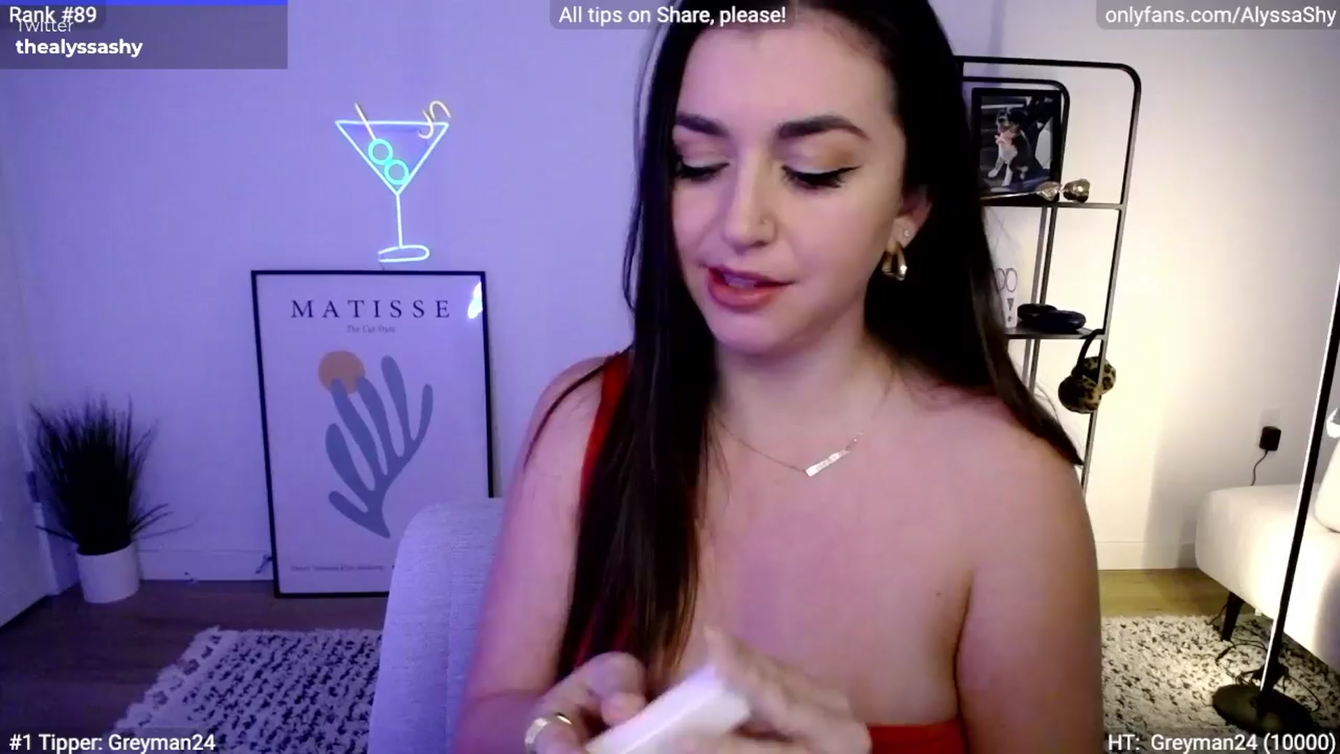 Gallery image thumbnail from AlyssaShy's myfreecams stream on, 03/22/2024, 23:29 image 11 of 20