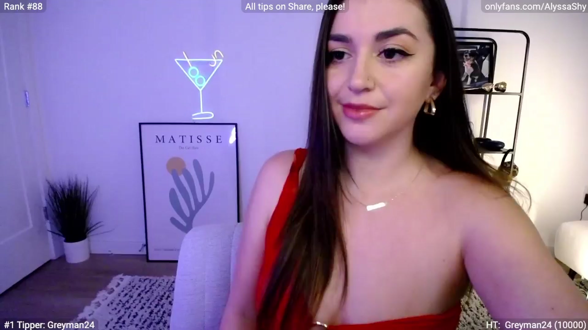 Gallery image thumbnail from AlyssaShy's myfreecams stream on, 03/22/2024, 23:29 image 6 of 20