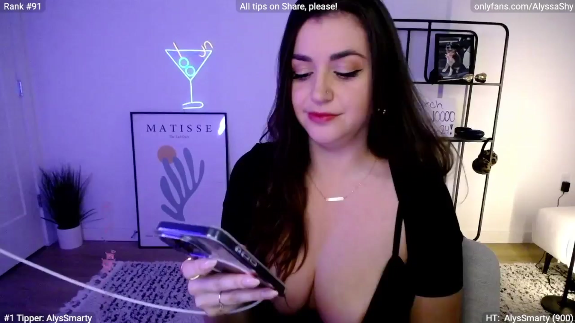 Gallery image thumbnail from AlyssaShy's myfreecams stream on, 03/24/2024, 24:01 image 4 of 20