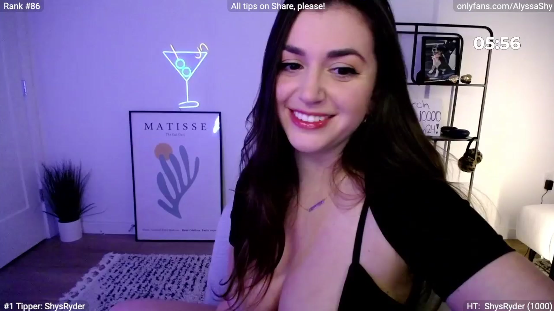 Gallery image thumbnail from AlyssaShy's myfreecams stream on, 03/24/2024, 04:30 image 2 of 20