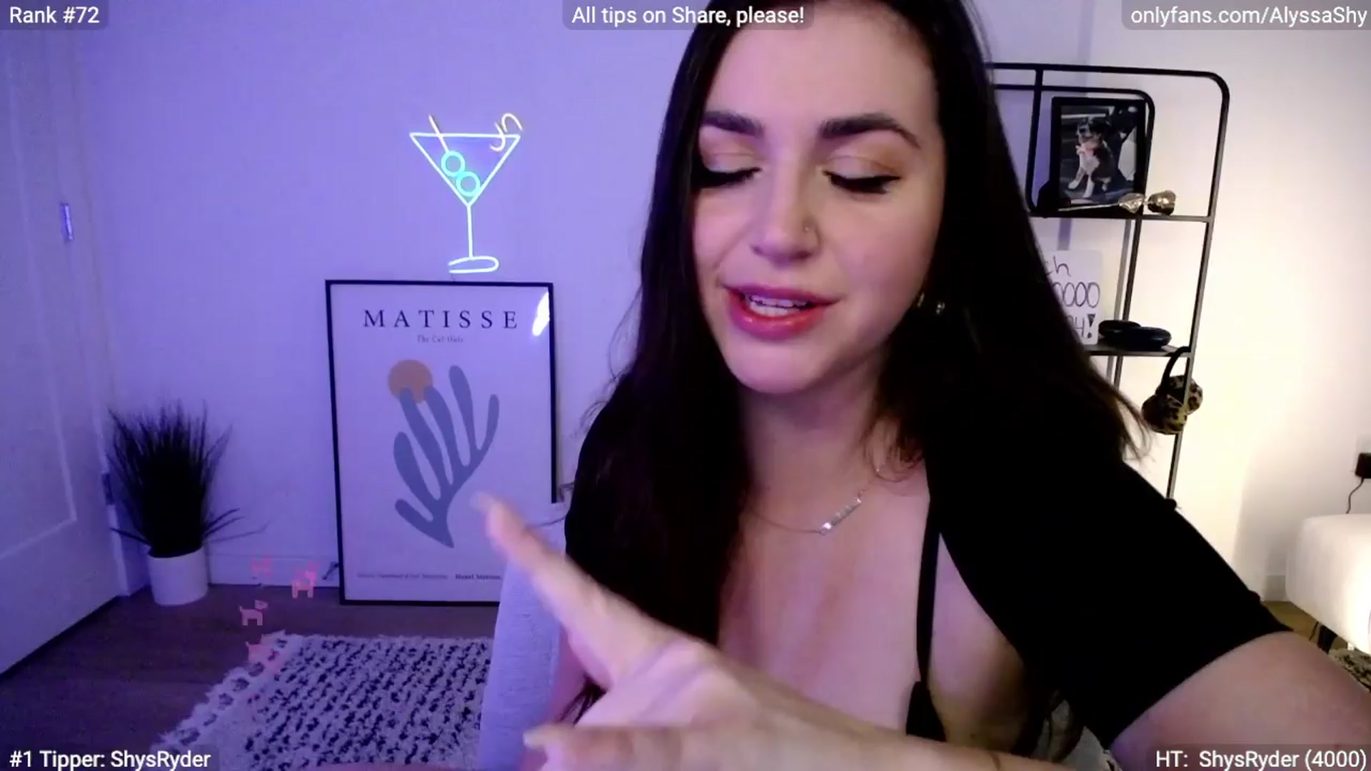 Gallery image thumbnail from AlyssaShy's myfreecams stream on, 03/24/2024, 04:30 image 5 of 20