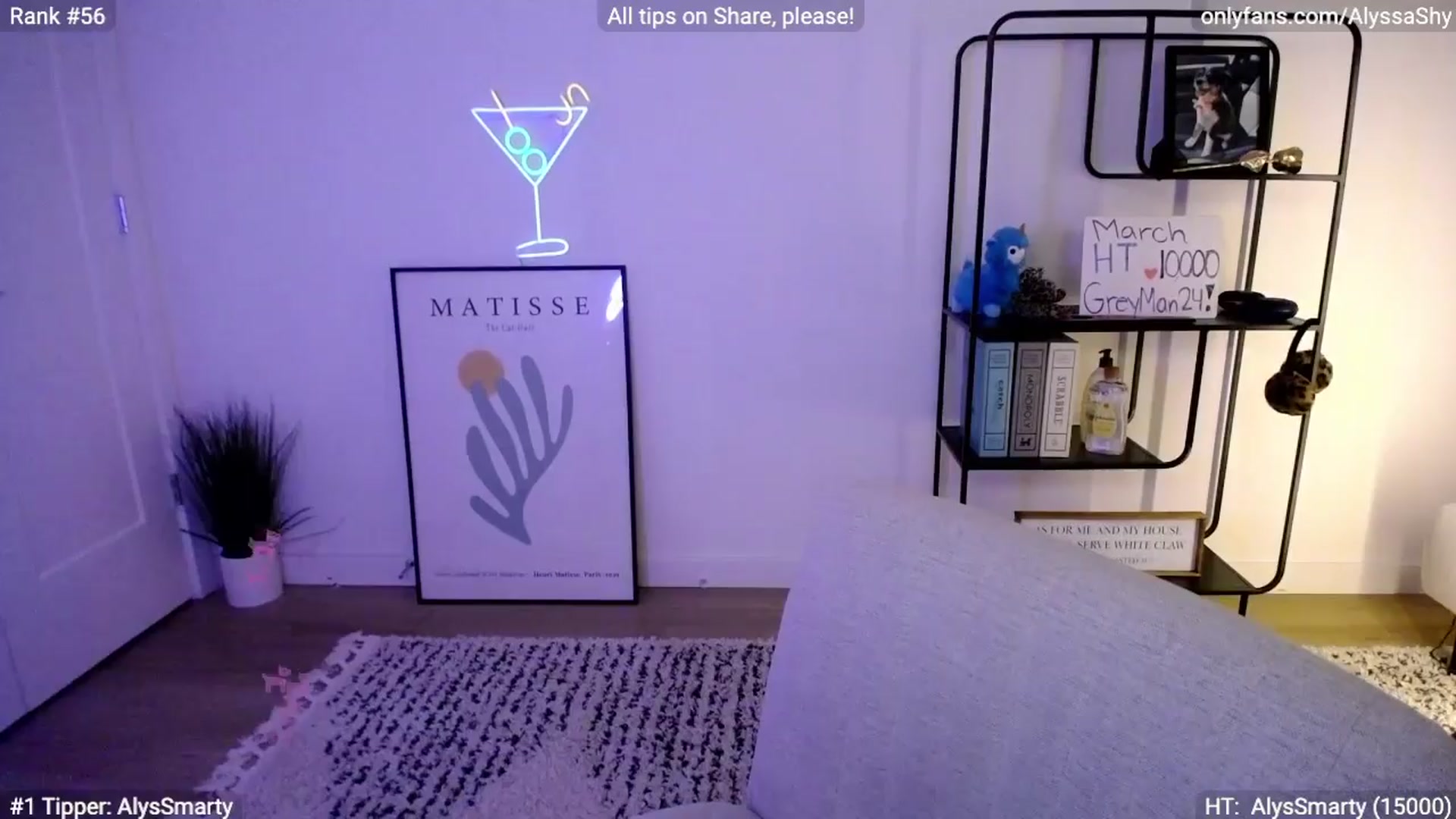 Gallery image thumbnail from AlyssaShy's myfreecams stream on, 03/24/2024, 06:18 image 5 of 20
