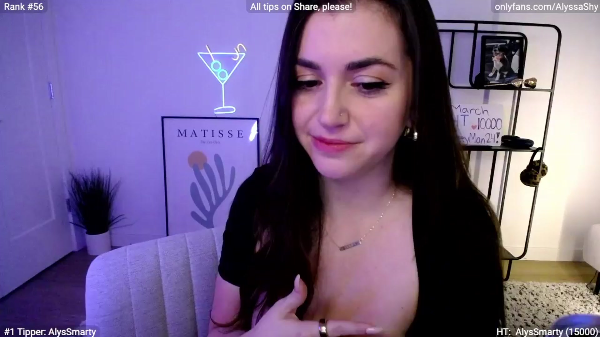 Gallery image thumbnail from AlyssaShy's myfreecams stream on, 03/24/2024, 06:18 image 16 of 20