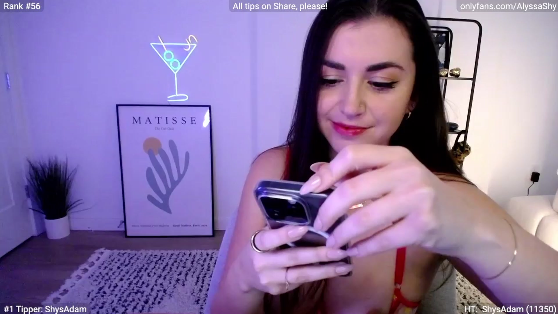 Gallery image thumbnail from AlyssaShy's myfreecams stream on, 03/26/2024, 22:47 image 6 of 20