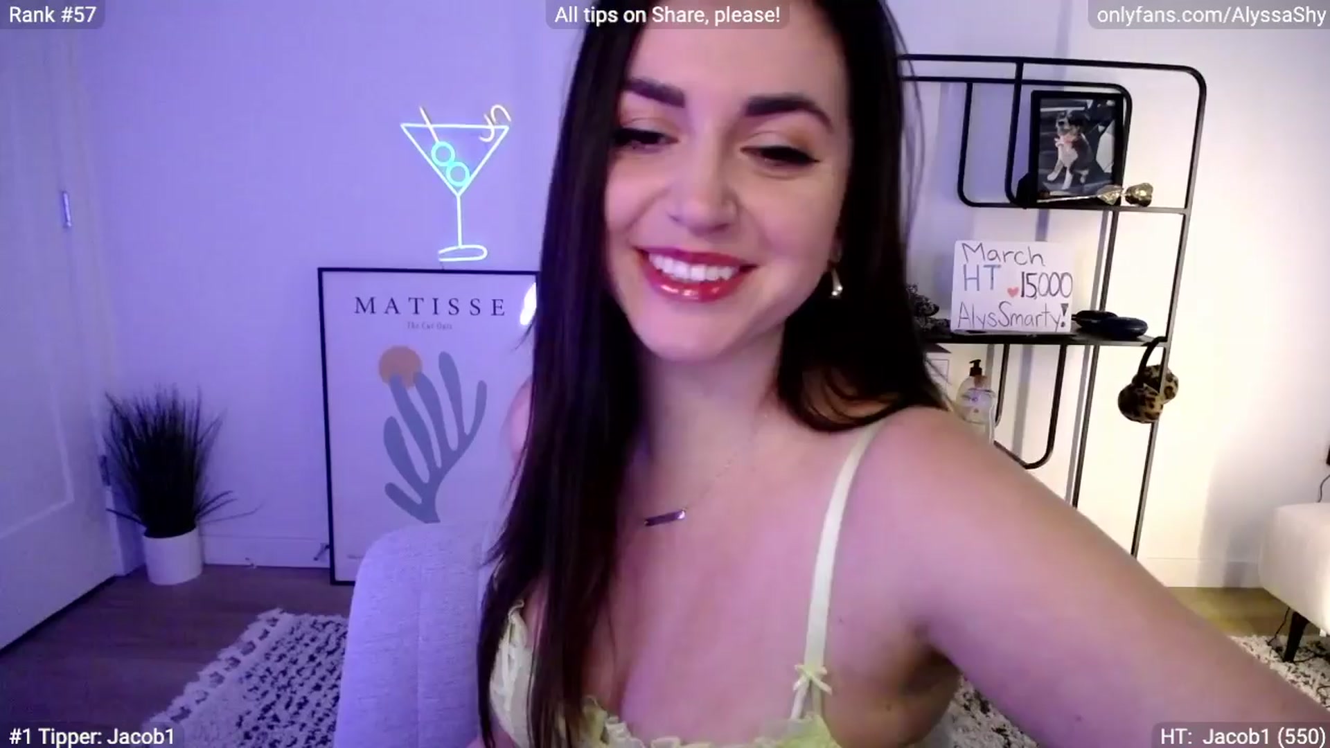 Gallery image thumbnail from AlyssaShy's myfreecams stream on, 03/27/2024, 23:26 image 5 of 20