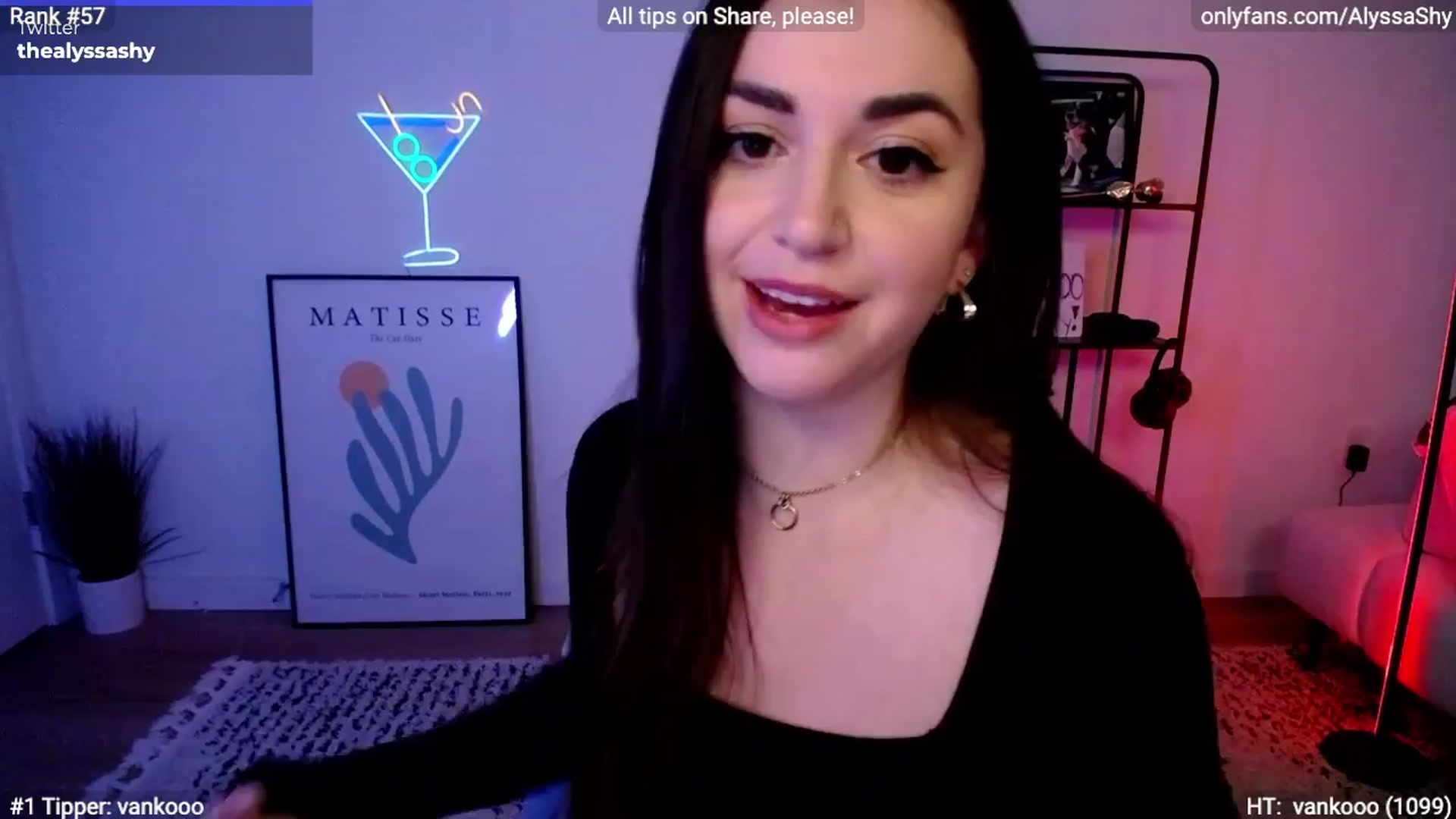 Gallery image thumbnail from AlyssaShy's myfreecams stream on, 03/28/2024, 23:29 image 17 of 20