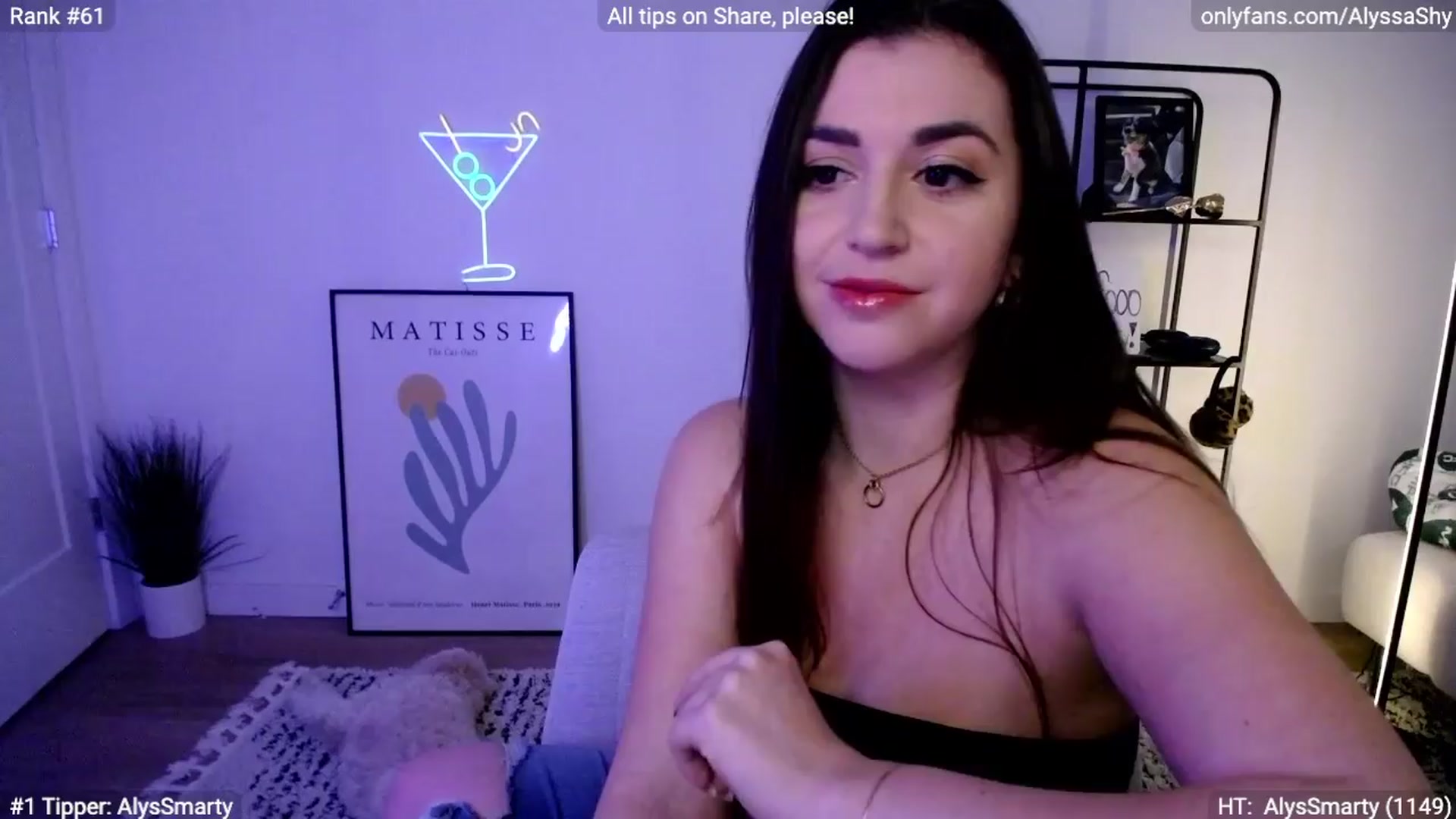 Gallery image thumbnail from AlyssaShy's myfreecams stream on, 03/31/2024, 24:13 image 9 of 20