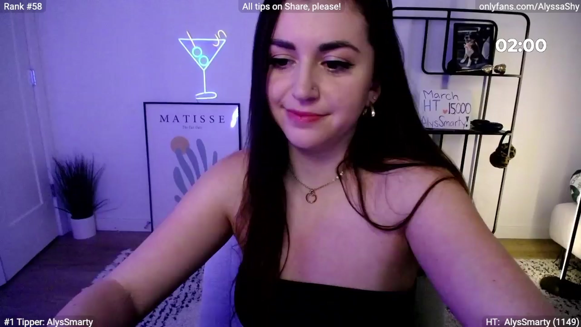 Gallery image thumbnail from AlyssaShy's myfreecams stream on, 03/31/2024, 24:54 image 6 of 20