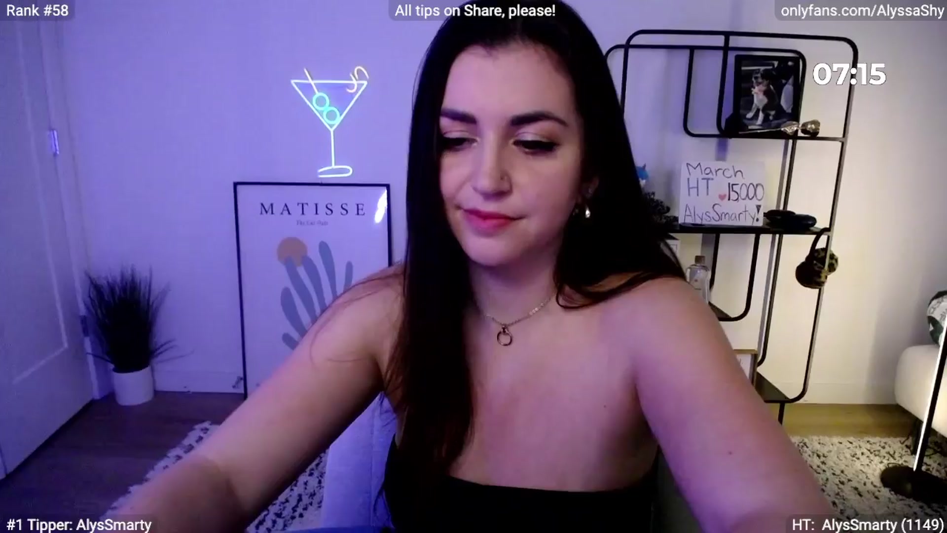 Gallery image thumbnail from AlyssaShy's myfreecams stream on, 03/31/2024, 24:54 image 3 of 20