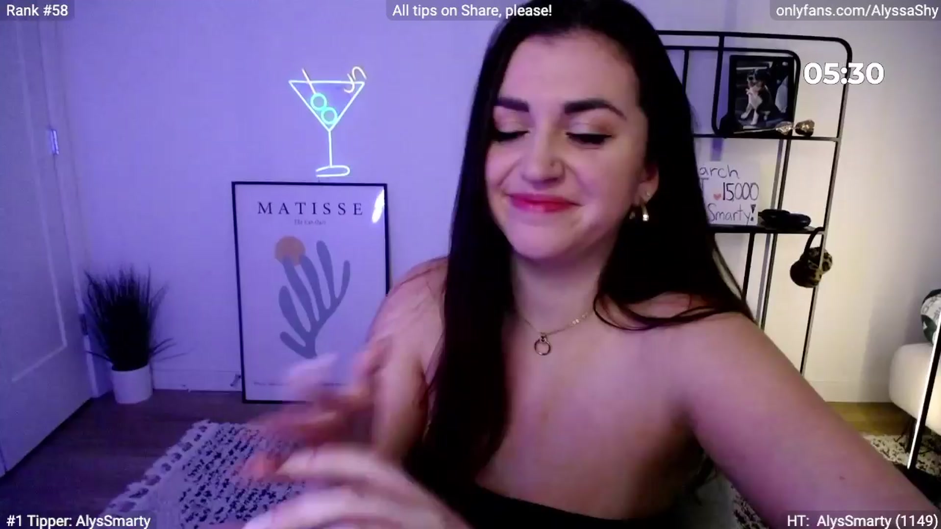 Gallery image thumbnail from AlyssaShy's myfreecams stream on, 03/31/2024, 24:54 image 4 of 20