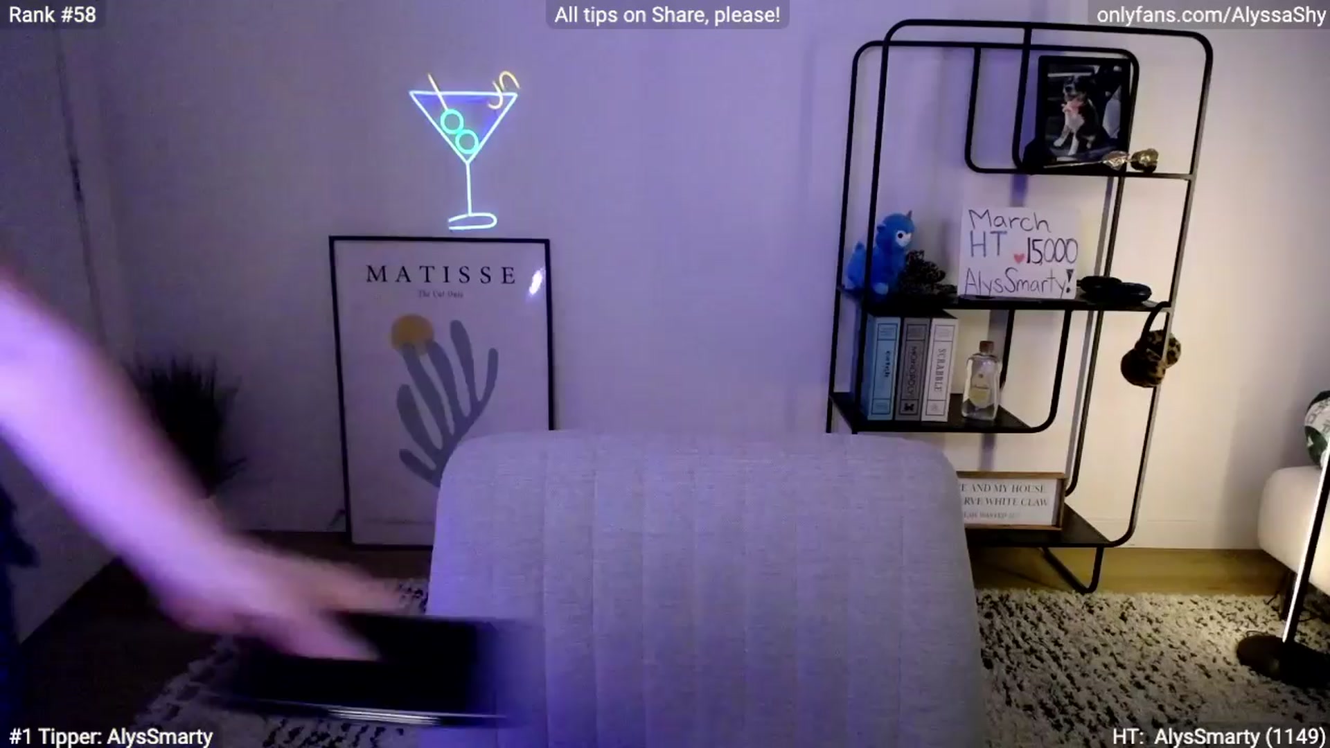 Gallery image thumbnail from AlyssaShy's myfreecams stream on, 03/31/2024, 24:54 image 13 of 20