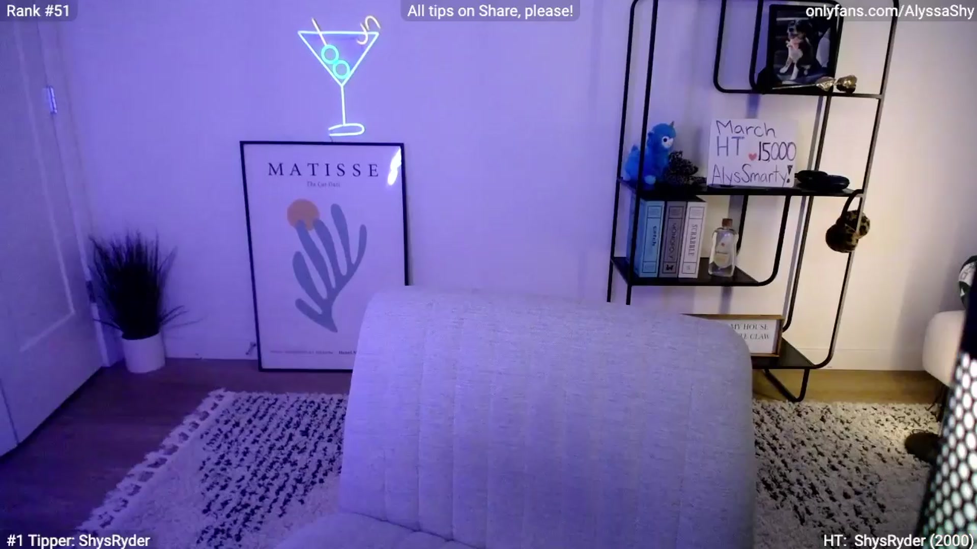 Gallery image thumbnail from AlyssaShy's myfreecams stream on, 03/31/2024, 06:01 image 14 of 20