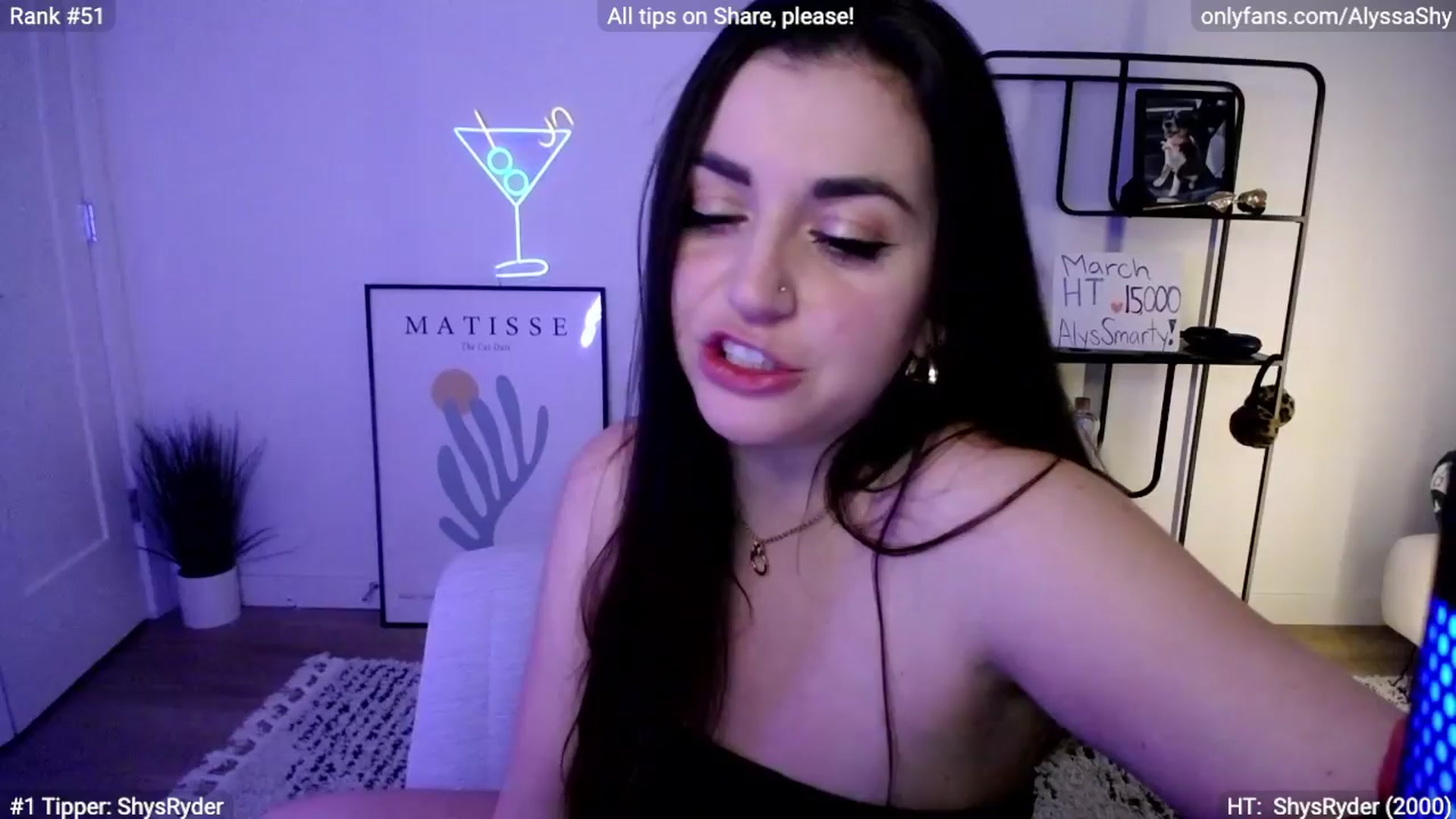 Gallery image thumbnail from AlyssaShy's myfreecams stream on, 03/31/2024, 06:01 image 15 of 20