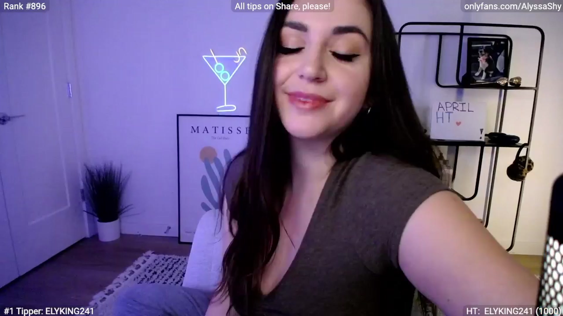Gallery image thumbnail from AlyssaShy's myfreecams stream on, 04/02/2024, 24:36 image 10 of 20