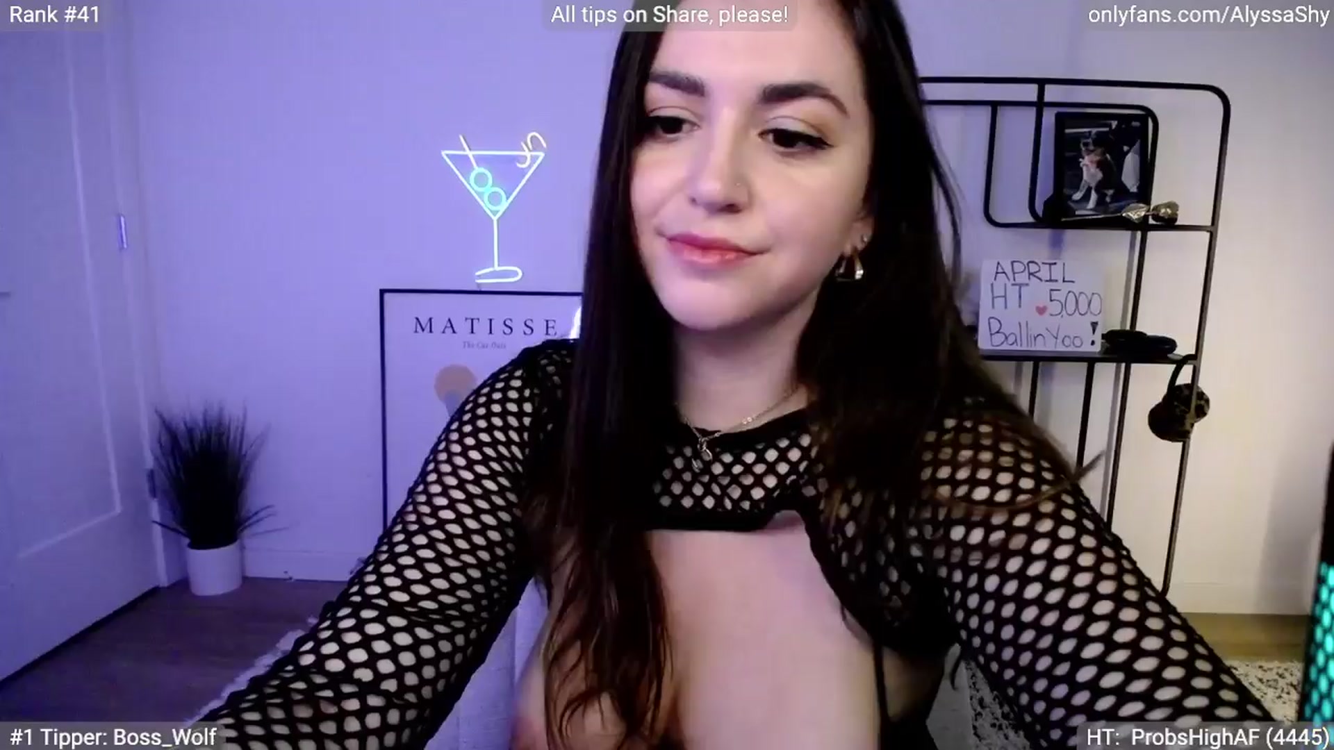 Gallery image thumbnail from AlyssaShy's myfreecams stream on, 04/03/2024, 22:15 image 4 of 20