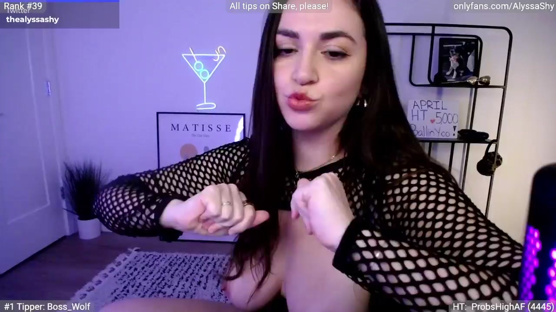 Gallery image thumbnail from AlyssaShy's myfreecams stream on, 04/03/2024, 22:15 image 8 of 20