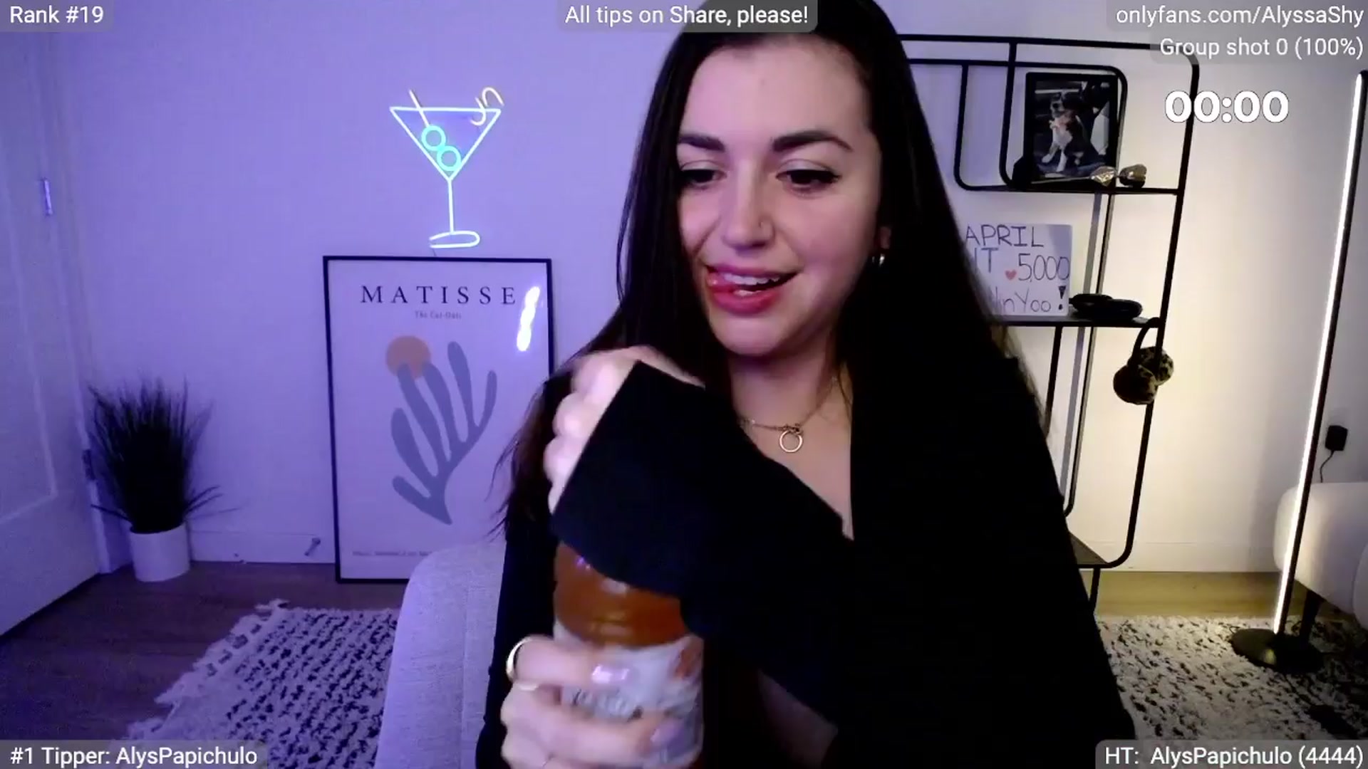 Gallery image thumbnail from AlyssaShy's myfreecams stream on, 04/06/2024, 04:10 image 2 of 20