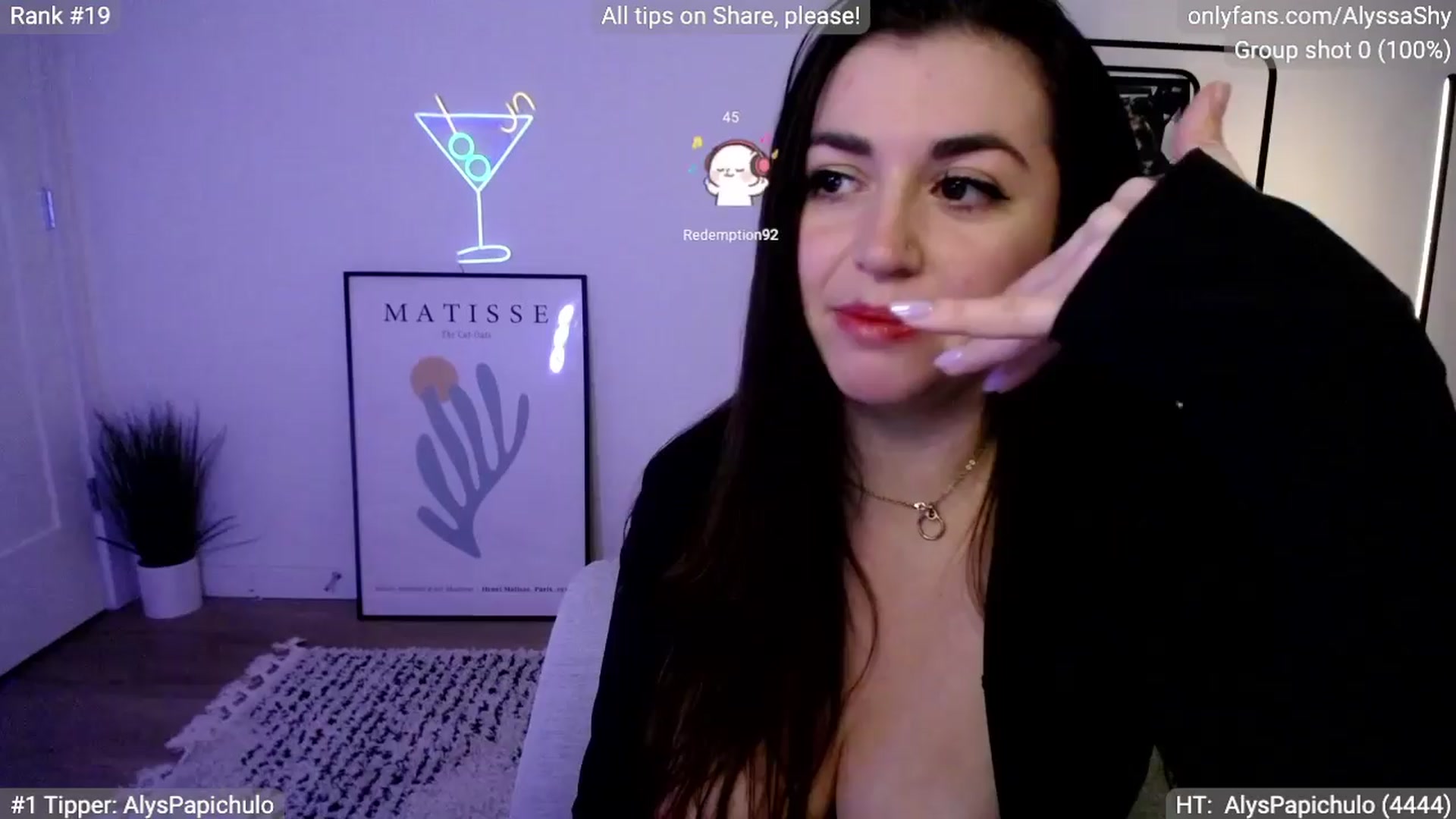 Gallery image thumbnail from AlyssaShy's myfreecams stream on, 04/06/2024, 04:10 image 6 of 20