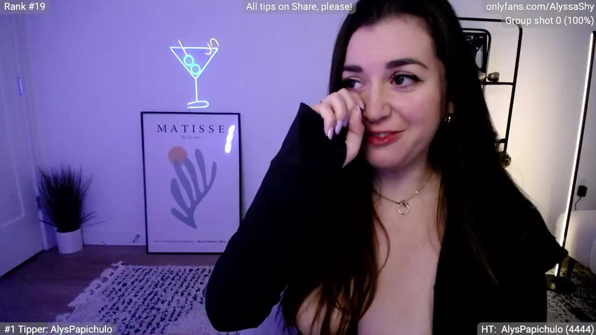 Gallery image thumbnail from AlyssaShy's myfreecams stream on, 04/06/2024, 04:10 image 5 of 20