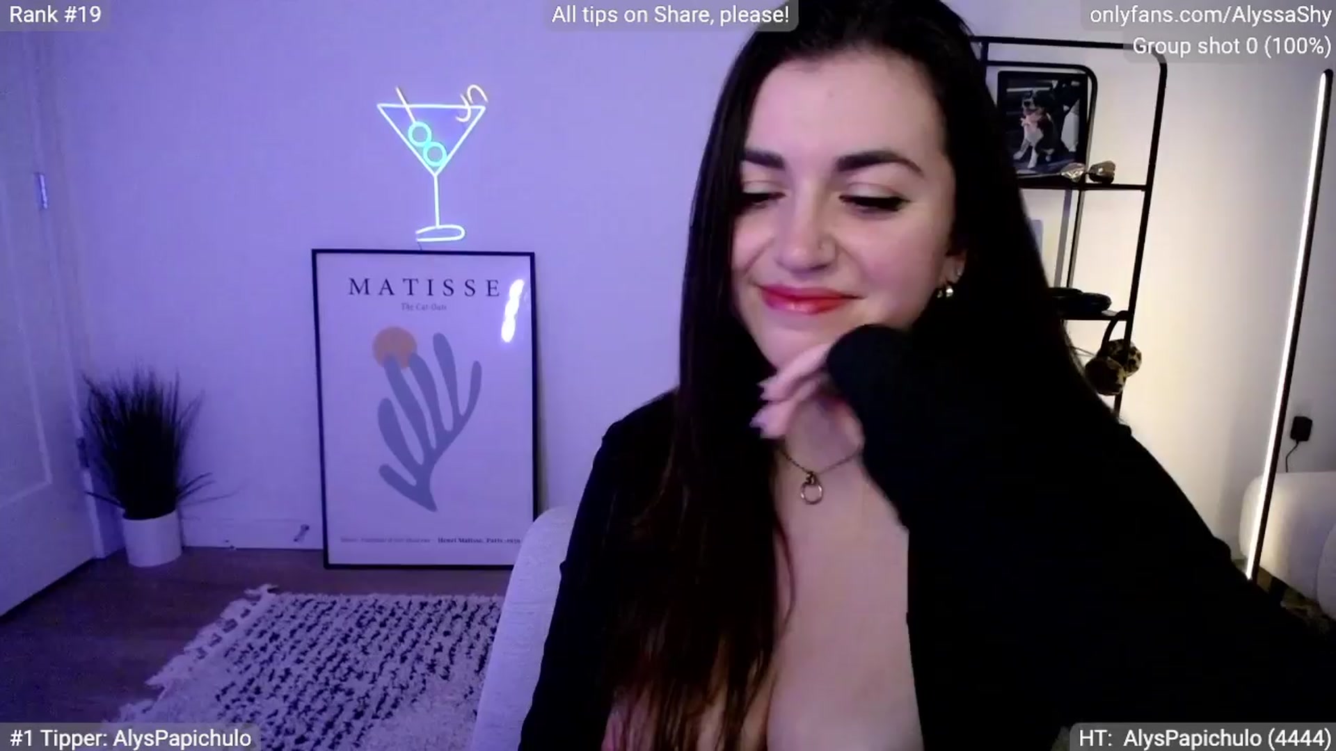 Gallery image thumbnail from AlyssaShy's myfreecams stream on, 04/06/2024, 04:10 image 15 of 20