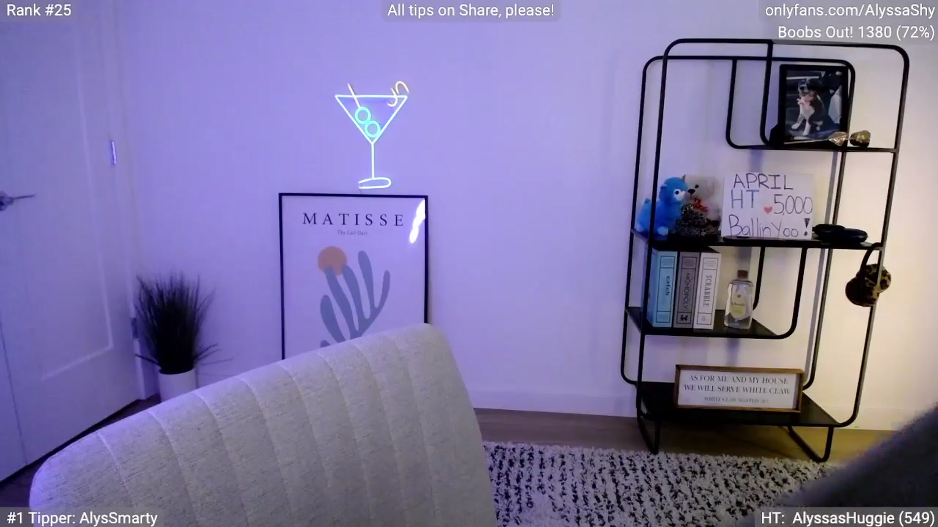 Gallery image thumbnail from AlyssaShy's myfreecams stream on, 04/06/2024, 22:47 image 7 of 20