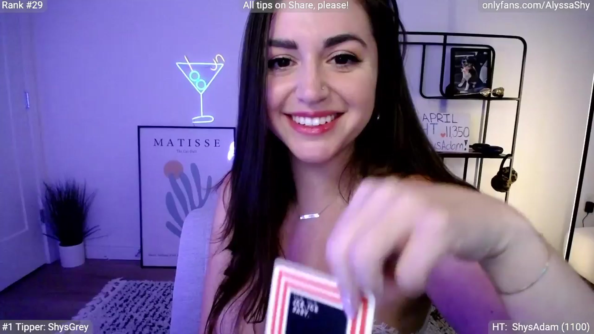Gallery image thumbnail from AlyssaShy's myfreecams stream on, 04/10/2024, 23:45 image 12 of 20