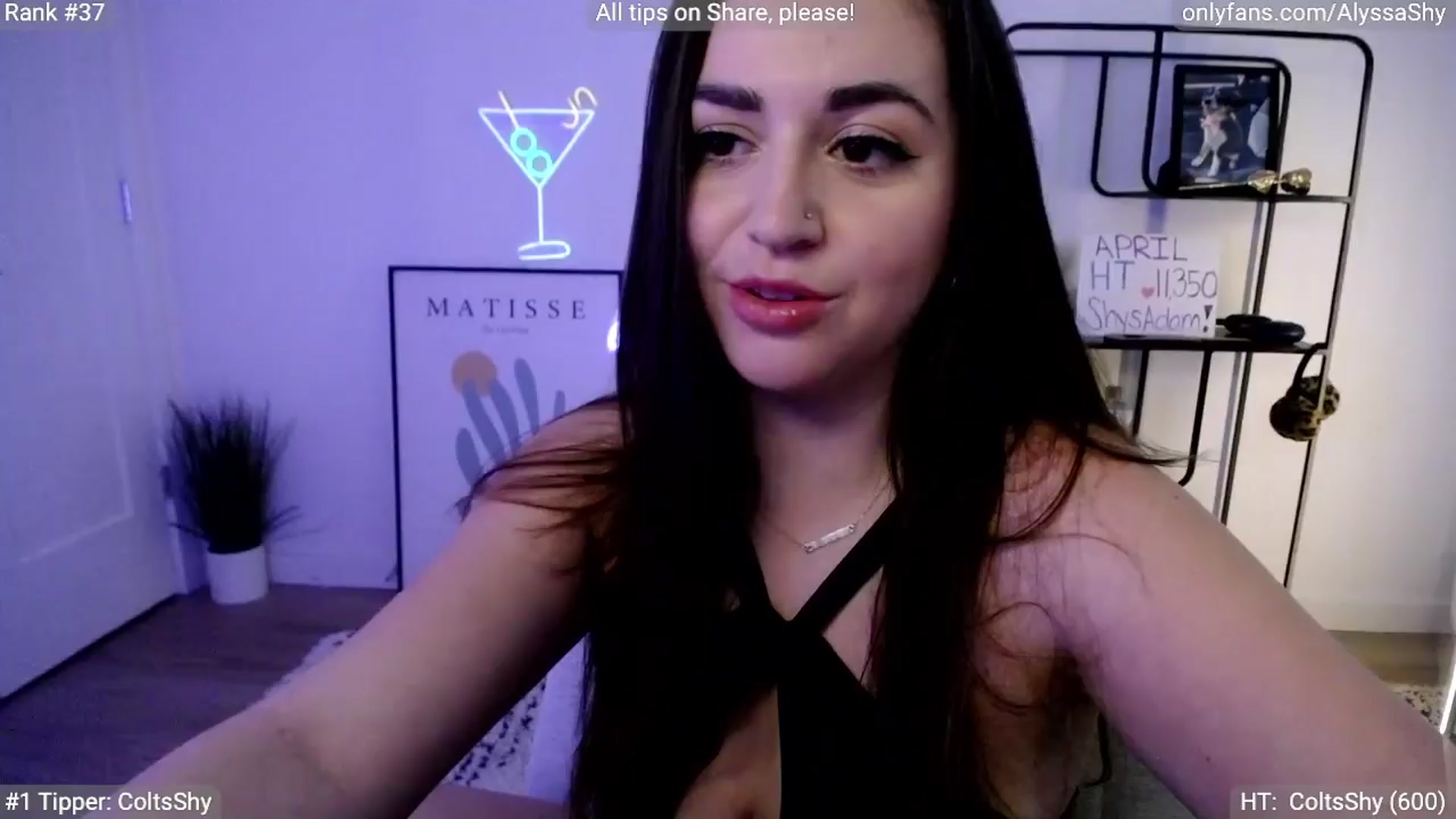Gallery image thumbnail from AlyssaShy's myfreecams stream on, 04/12/2024, 22:27 image 13 of 20