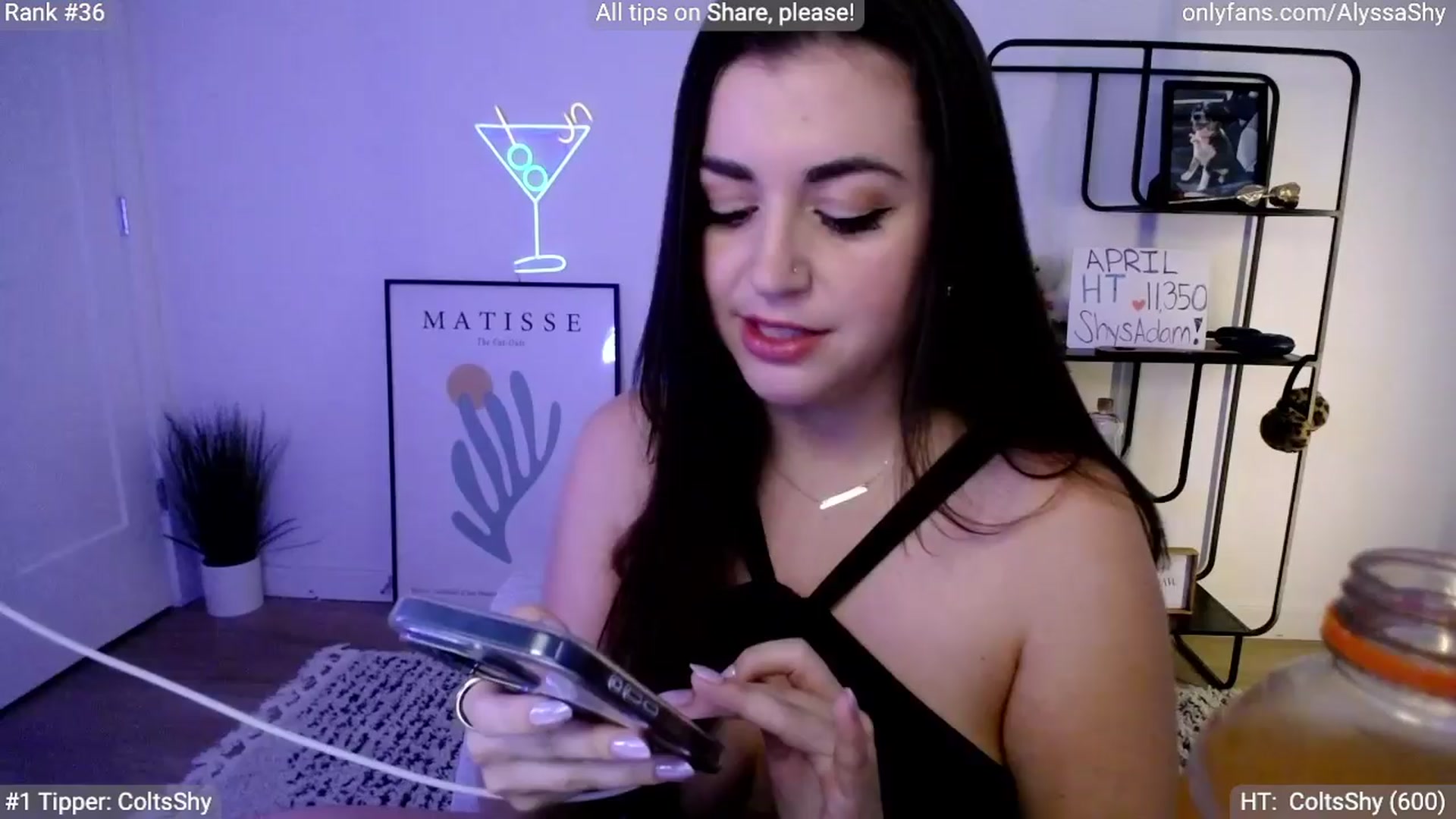 Gallery image thumbnail from AlyssaShy's myfreecams stream on, 04/13/2024, 24:01 image 6 of 20