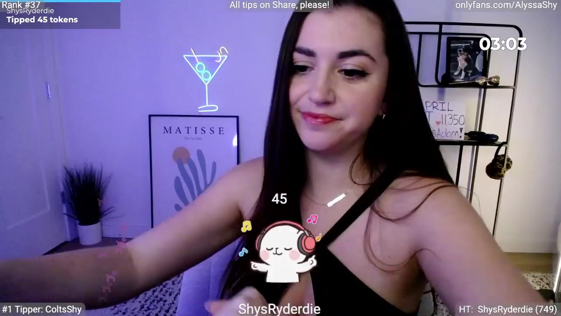 Gallery image thumbnail from AlyssaShy's myfreecams stream on, 04/13/2024, 24:01 image 10 of 20