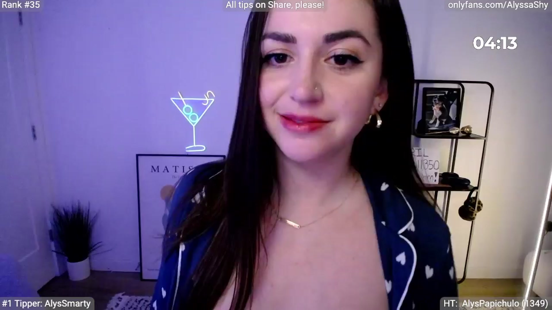 Gallery image thumbnail from AlyssaShy's myfreecams stream on, 04/14/2024, 04:45 image 3 of 20