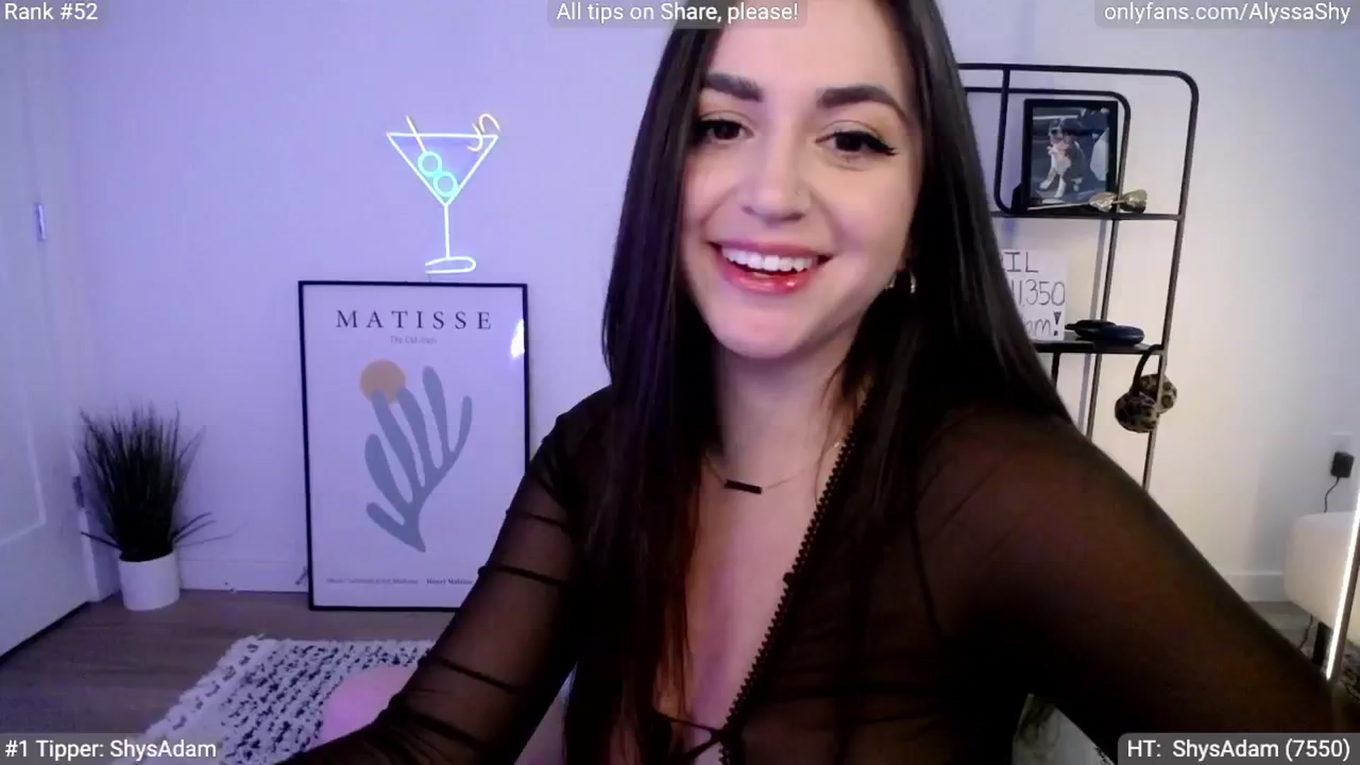 Gallery image thumbnail from AlyssaShy's myfreecams stream on, 04/17/2024, 20:42 image 17 of 20